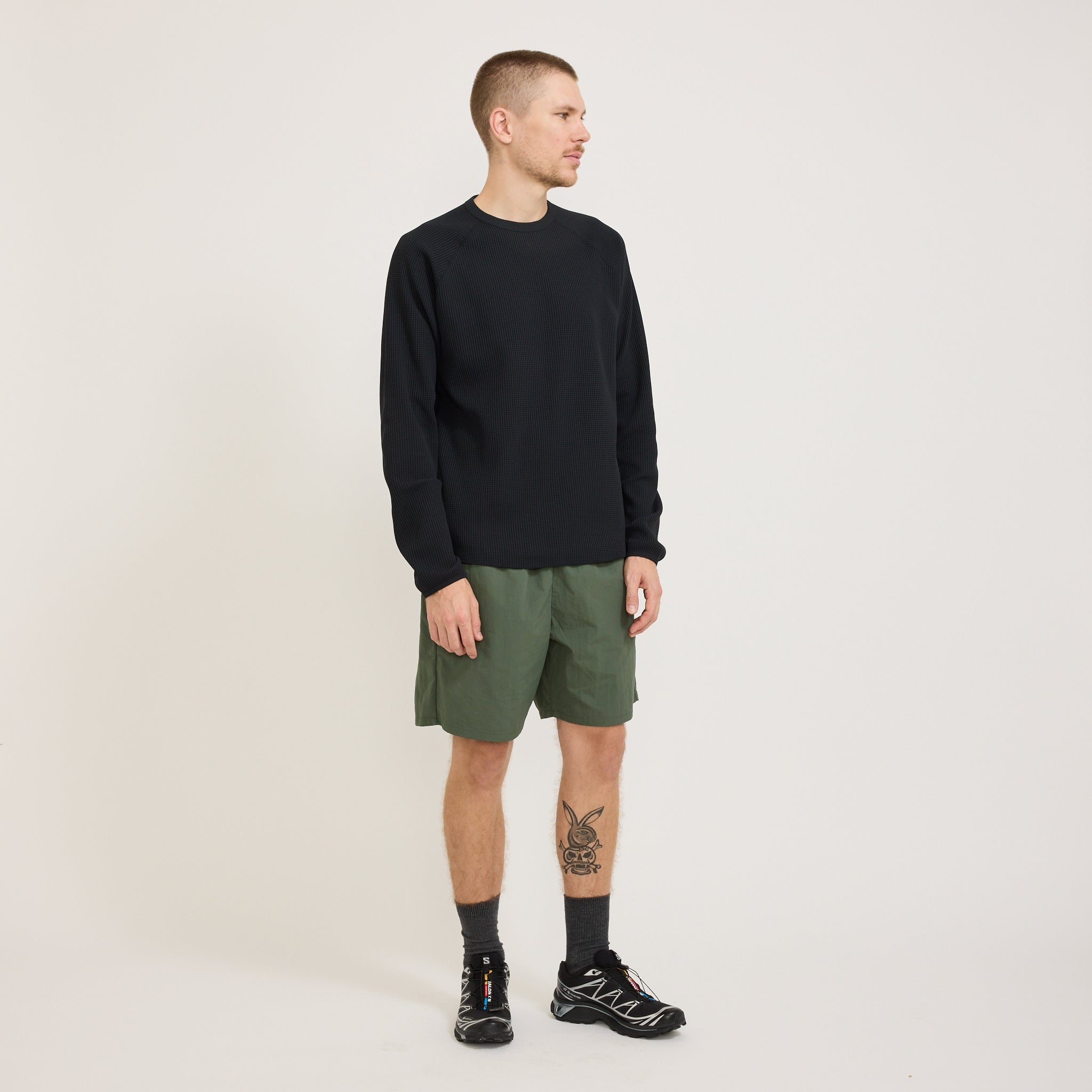 Goldwin | Nylon Shorts Urban Green | Maplestore
