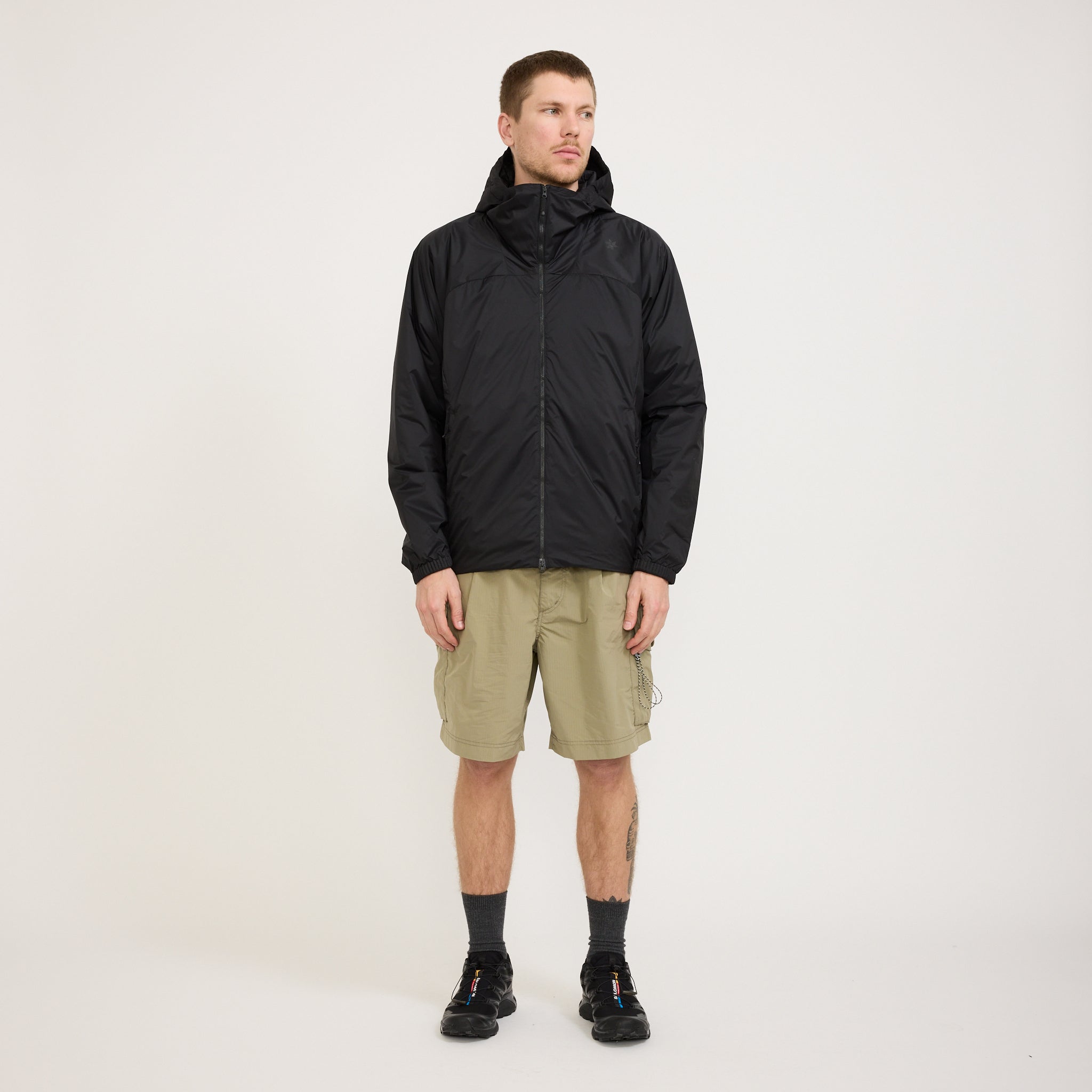 Goldwin | PERTEX QUANTUM Padded Warm Jacket Black | Maplestore
