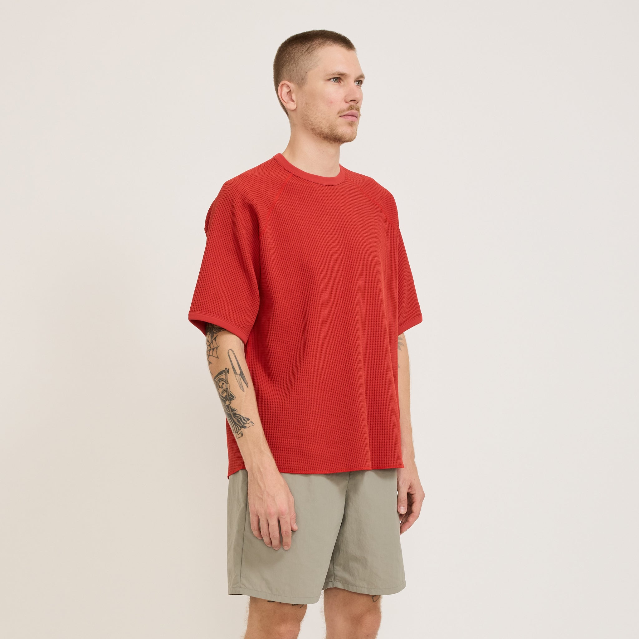 Goldwin | WF Light S/S T-Shirt Lava Red | Maplestore