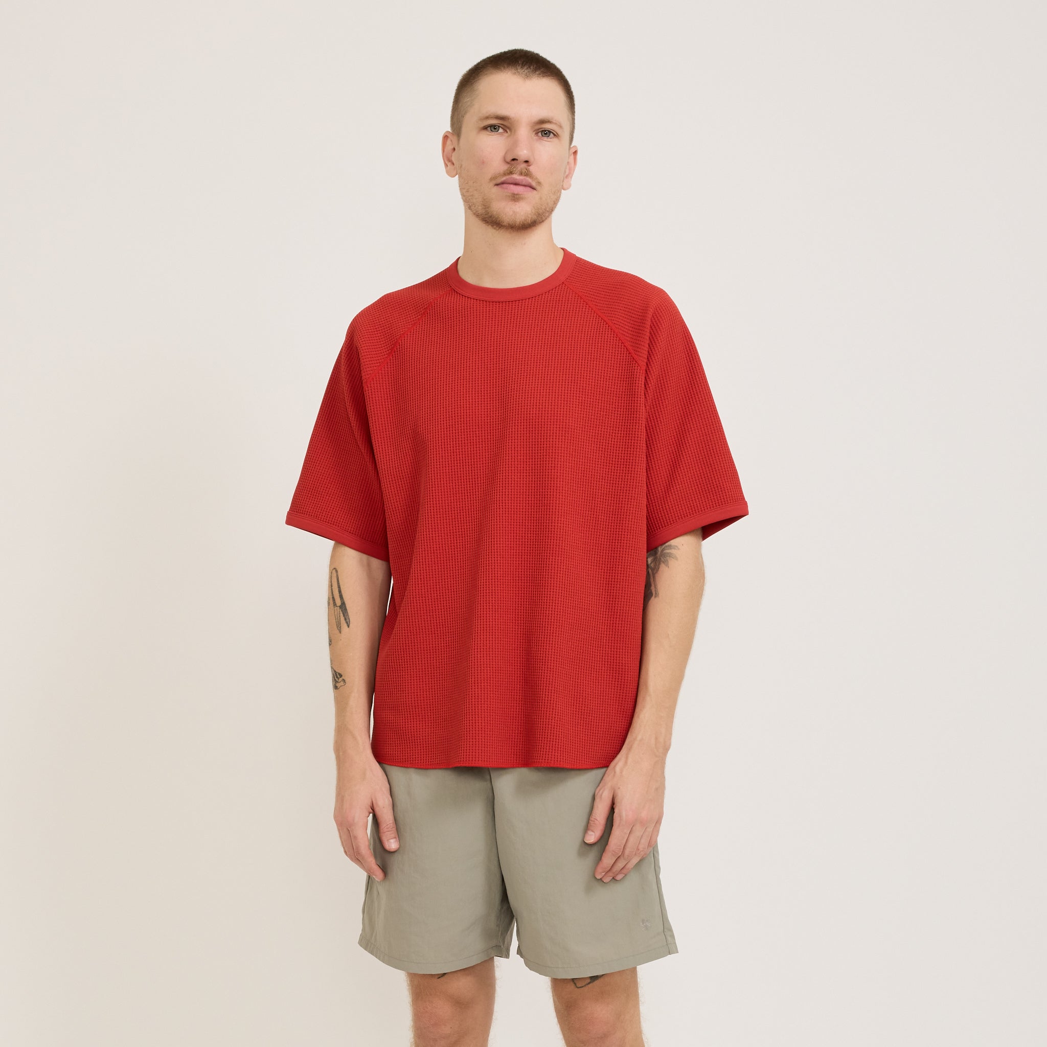 Goldwin | WF Light S/S T-Shirt Lava Red | Maplestore