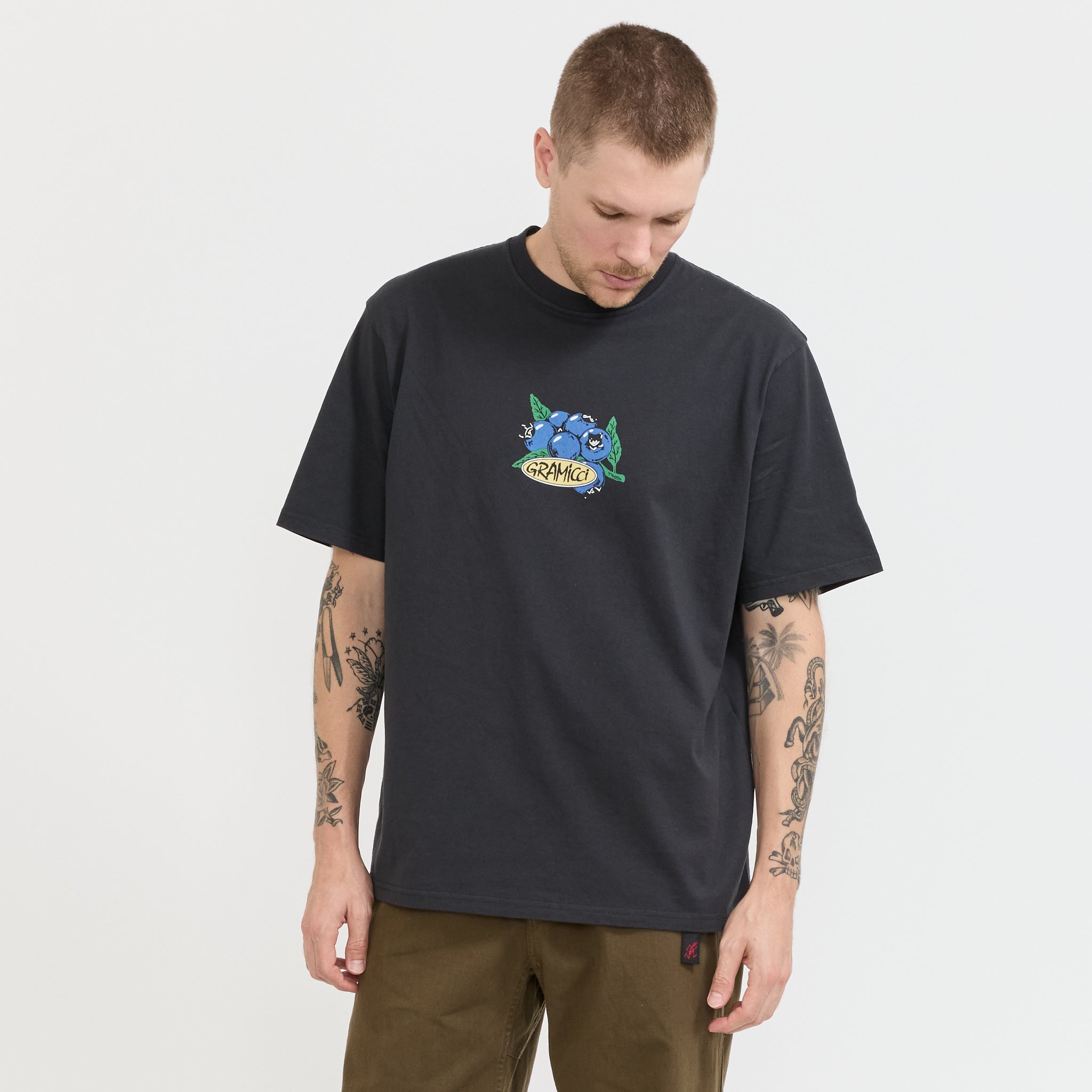 Blueberry Tee Vintage Black