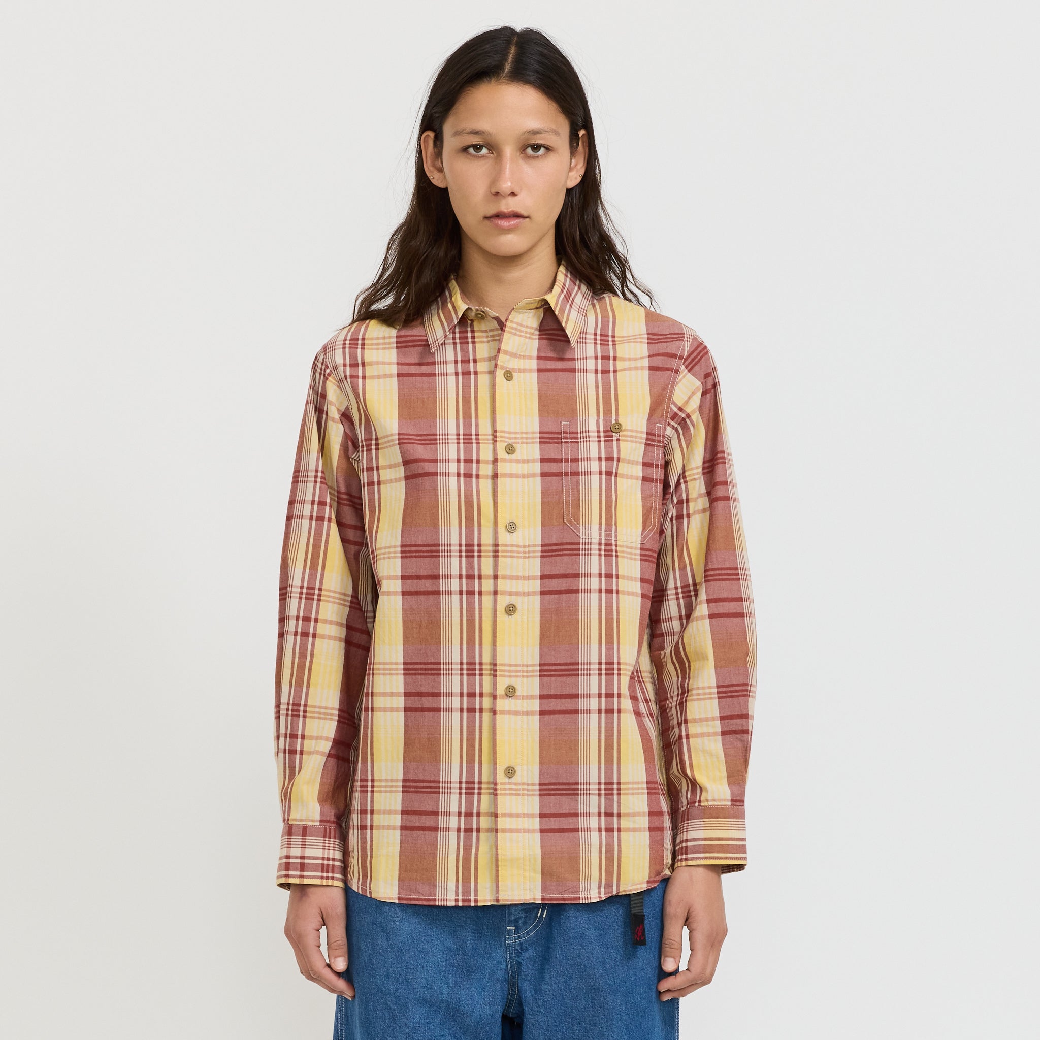 Women's Broadcloth Stance Shirt Mustard