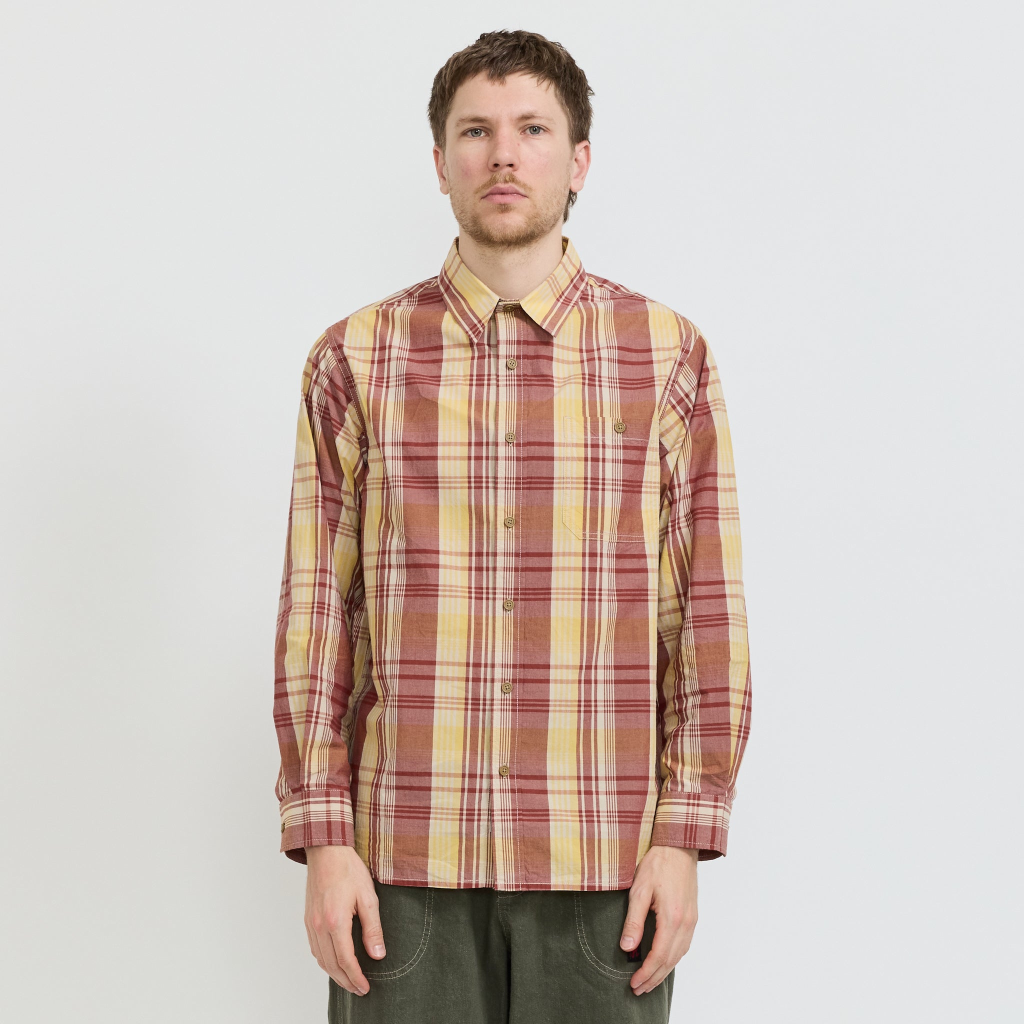 Broadcloth Stance Shirt Mustard