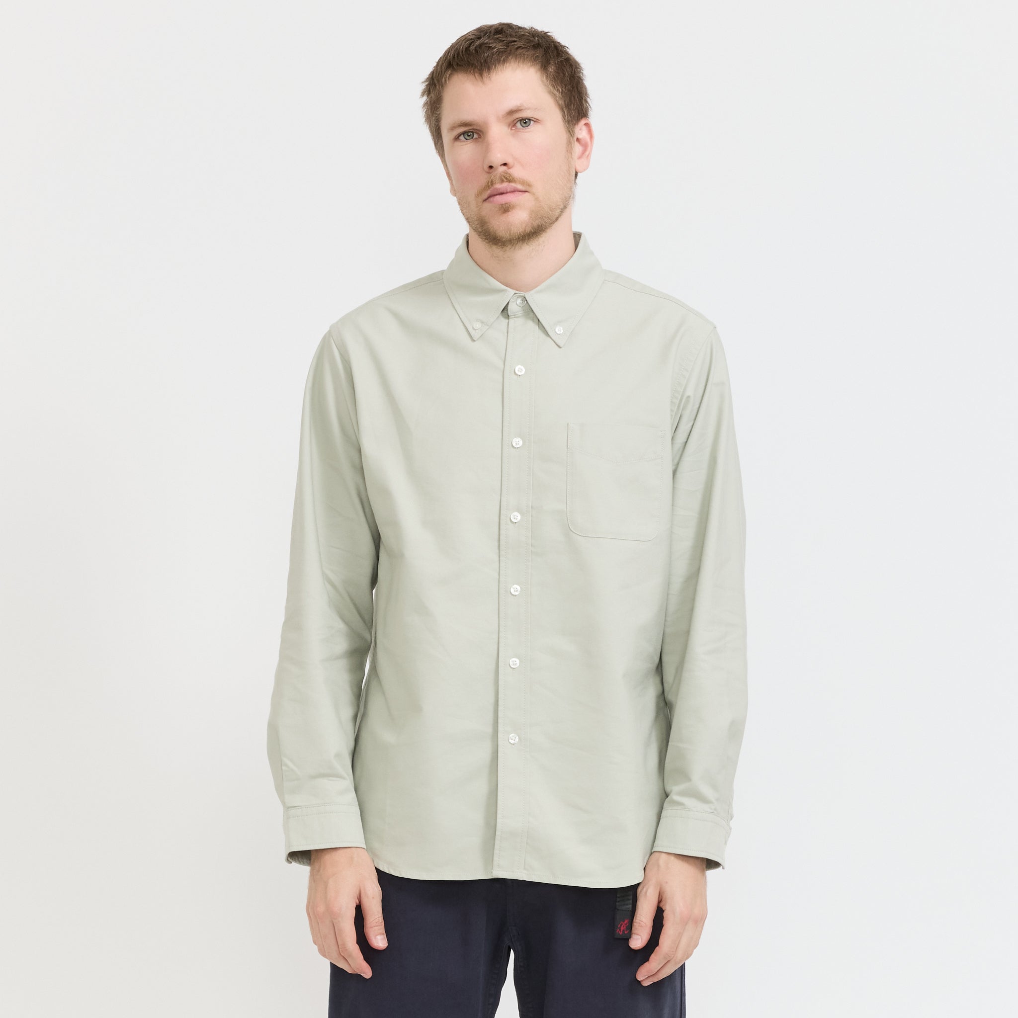 Gramicci | Classic Oxford Coolmax Shirt Lime Green | Maplestore