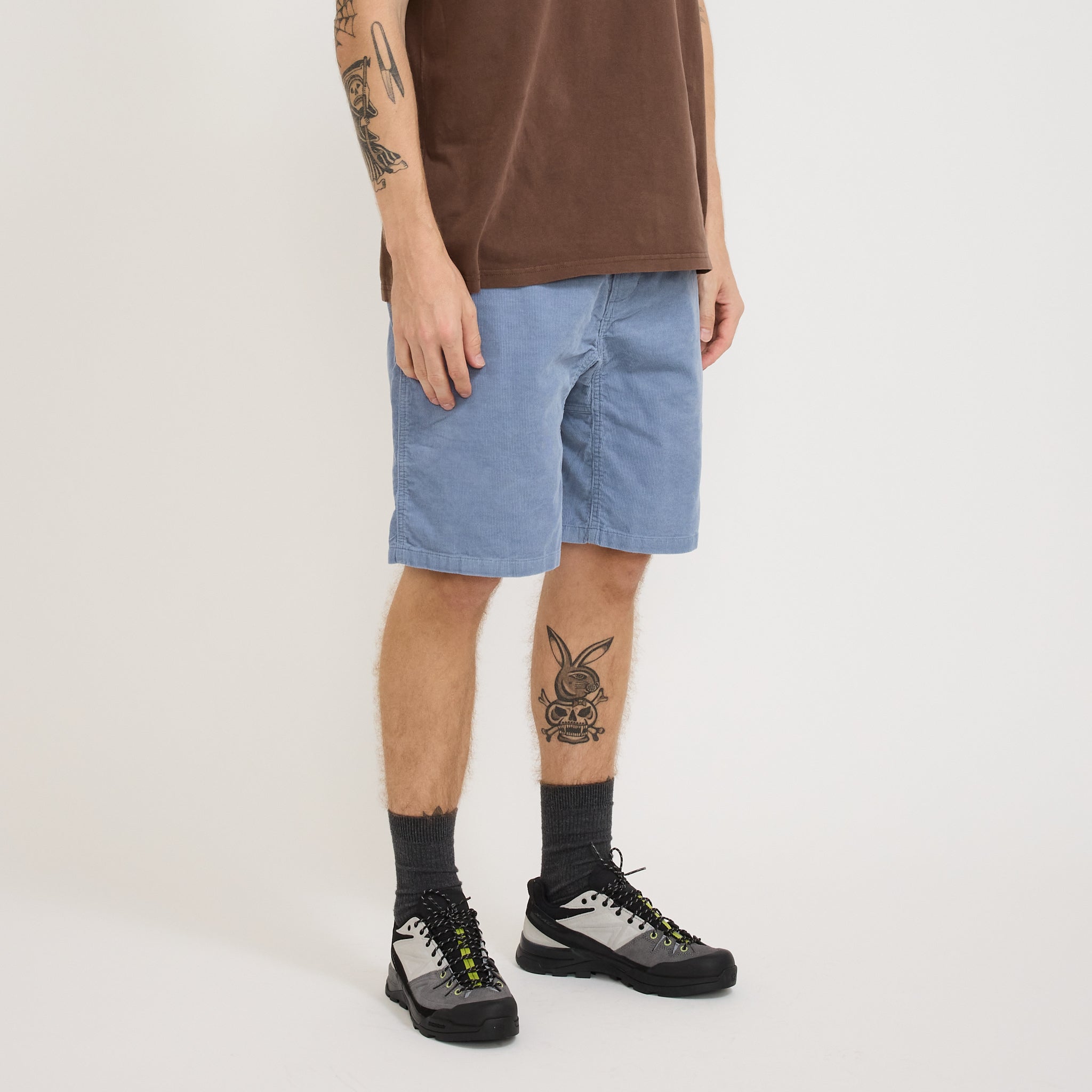Gramicci | Corduroy G-Short Smoky Blue | Maplestore