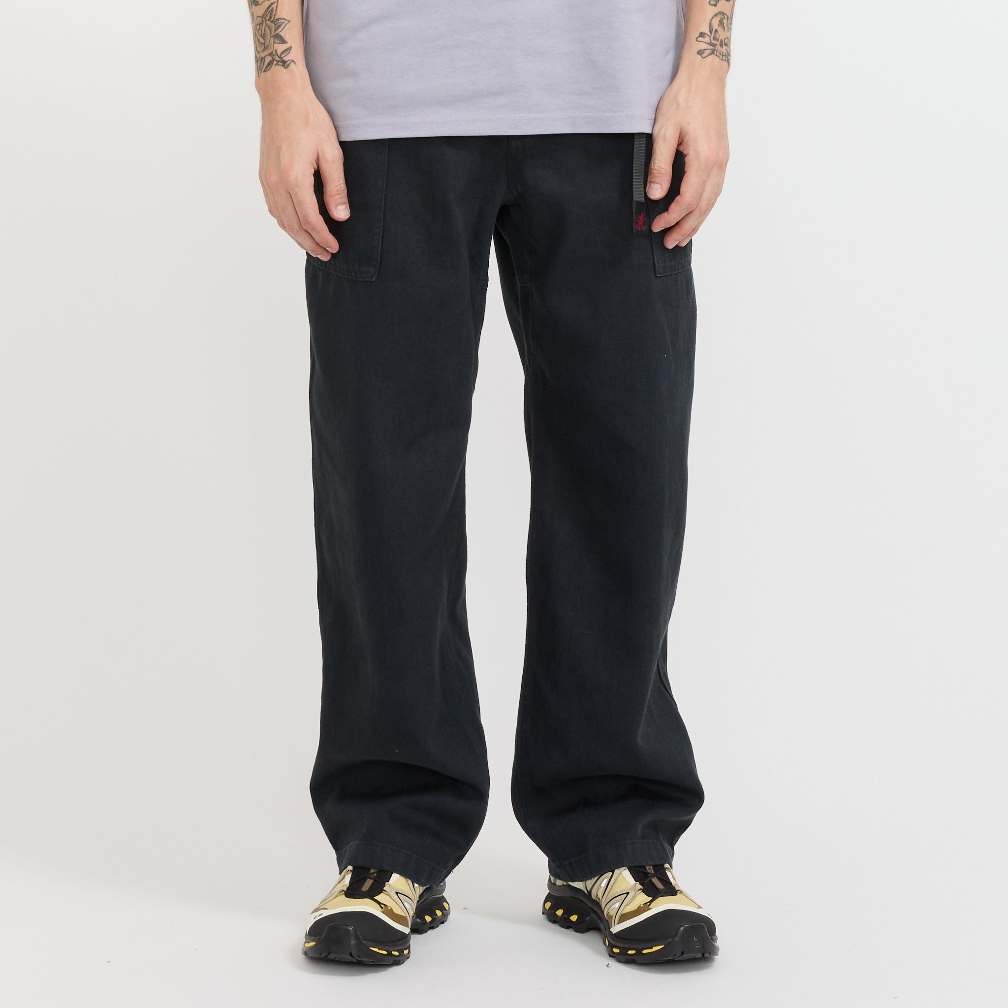 Gramicci | Hemp Relaxed Pant Carbon | Maplestore