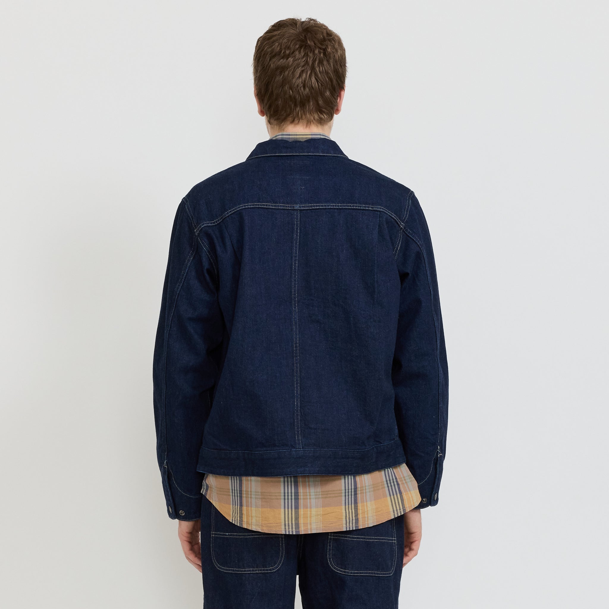 Japanese Slub Denim Jacket Indigo