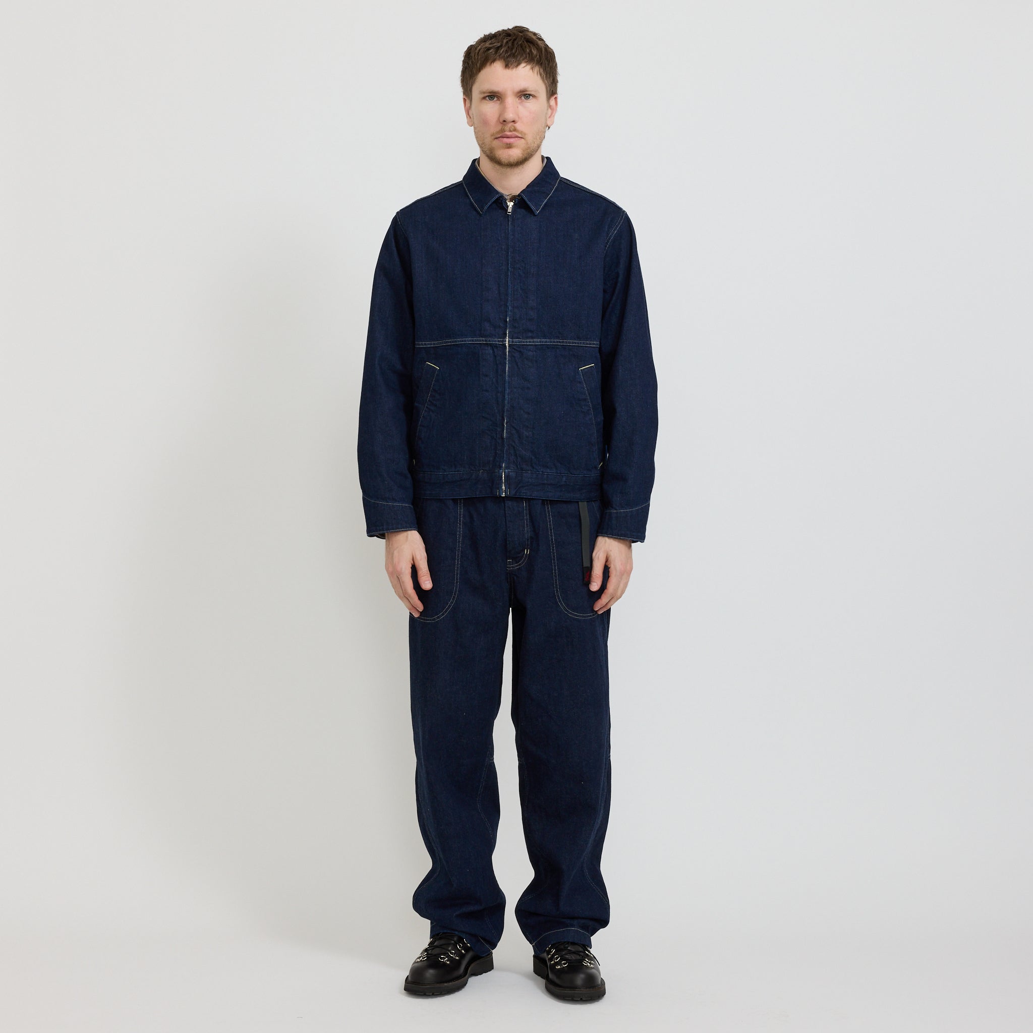 Japanese Slub Denim Jacket Indigo
