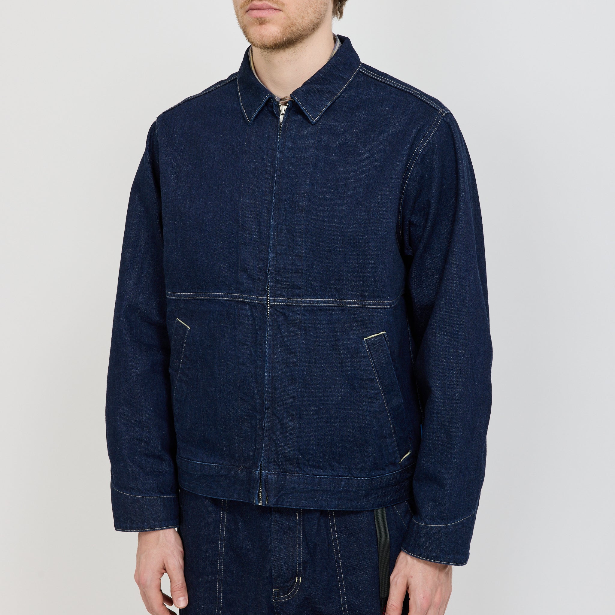 Japanese Slub Denim Jacket Indigo