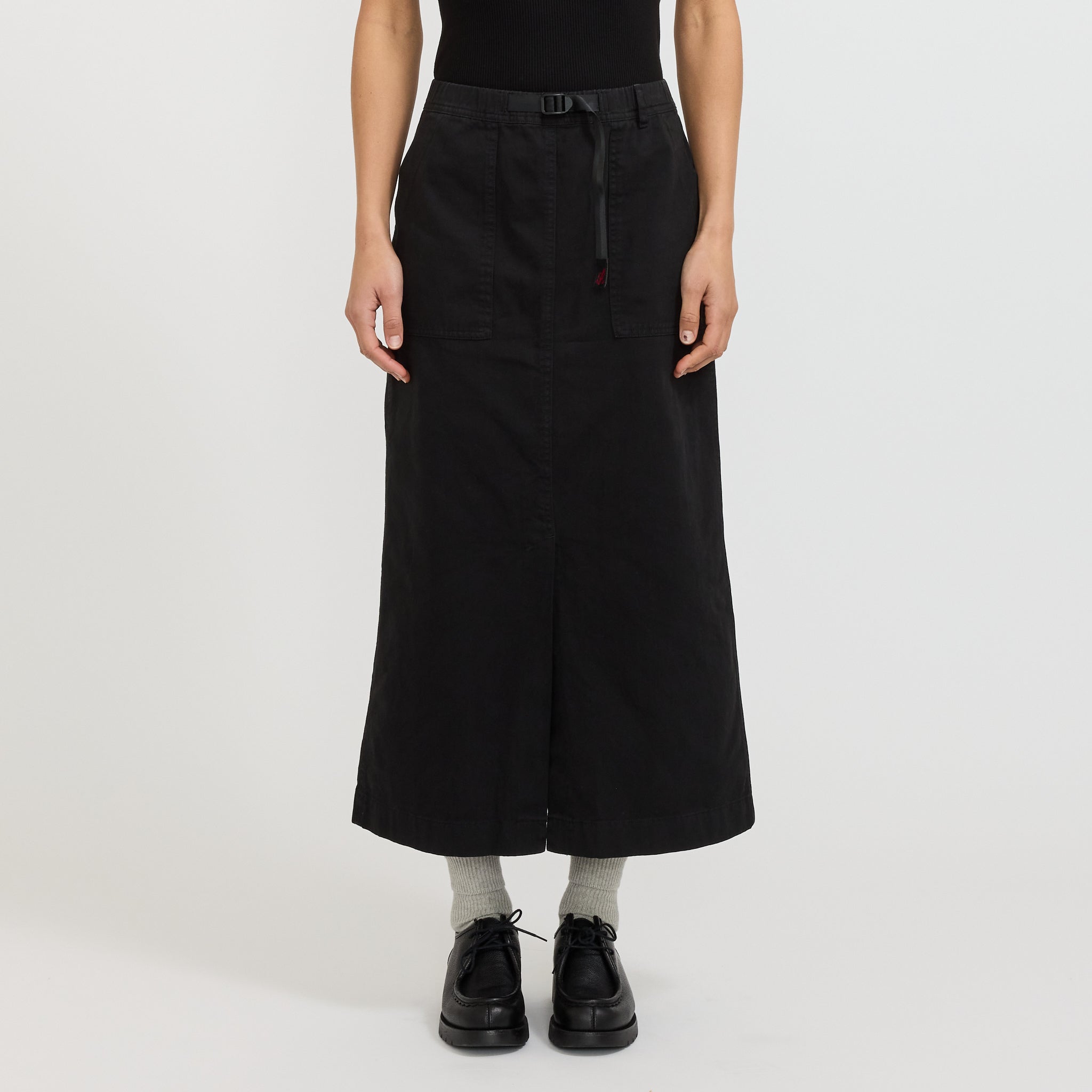 Gramicci | Long Baker Skirt Black | Maplestore
