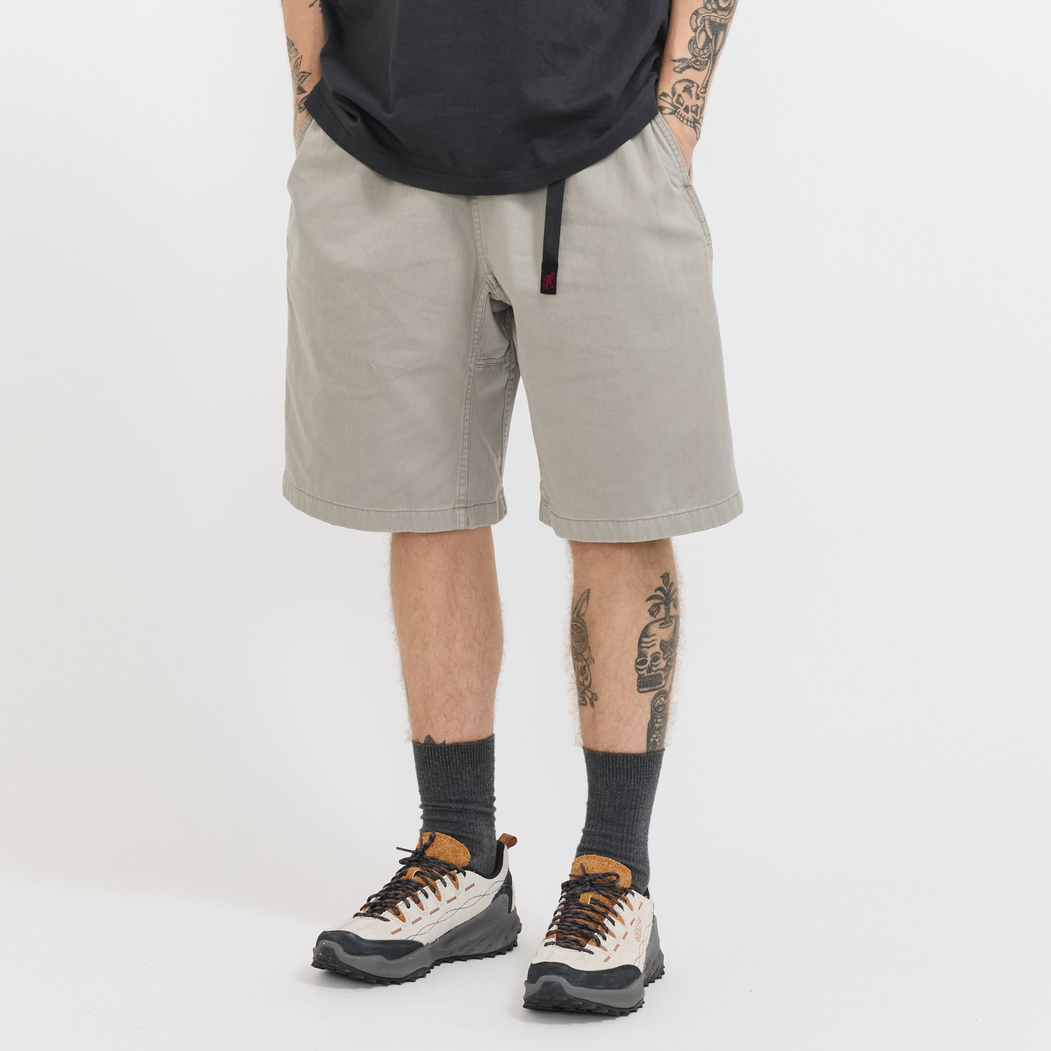 Gramicci | Natural Dyed Jam Short Grey | Maplestore