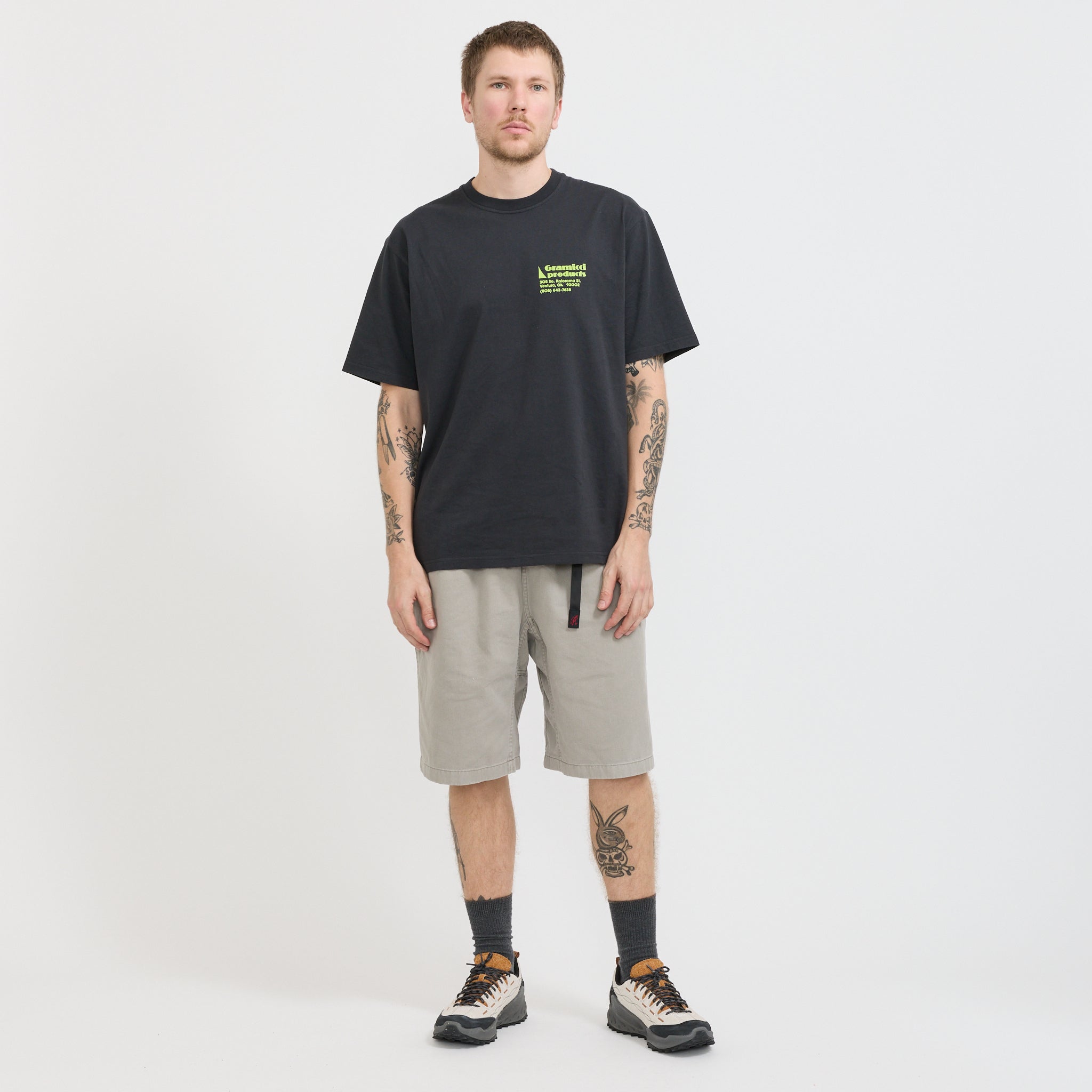 Gramicci | Natural Dyed Jam Short Grey | Maplestore