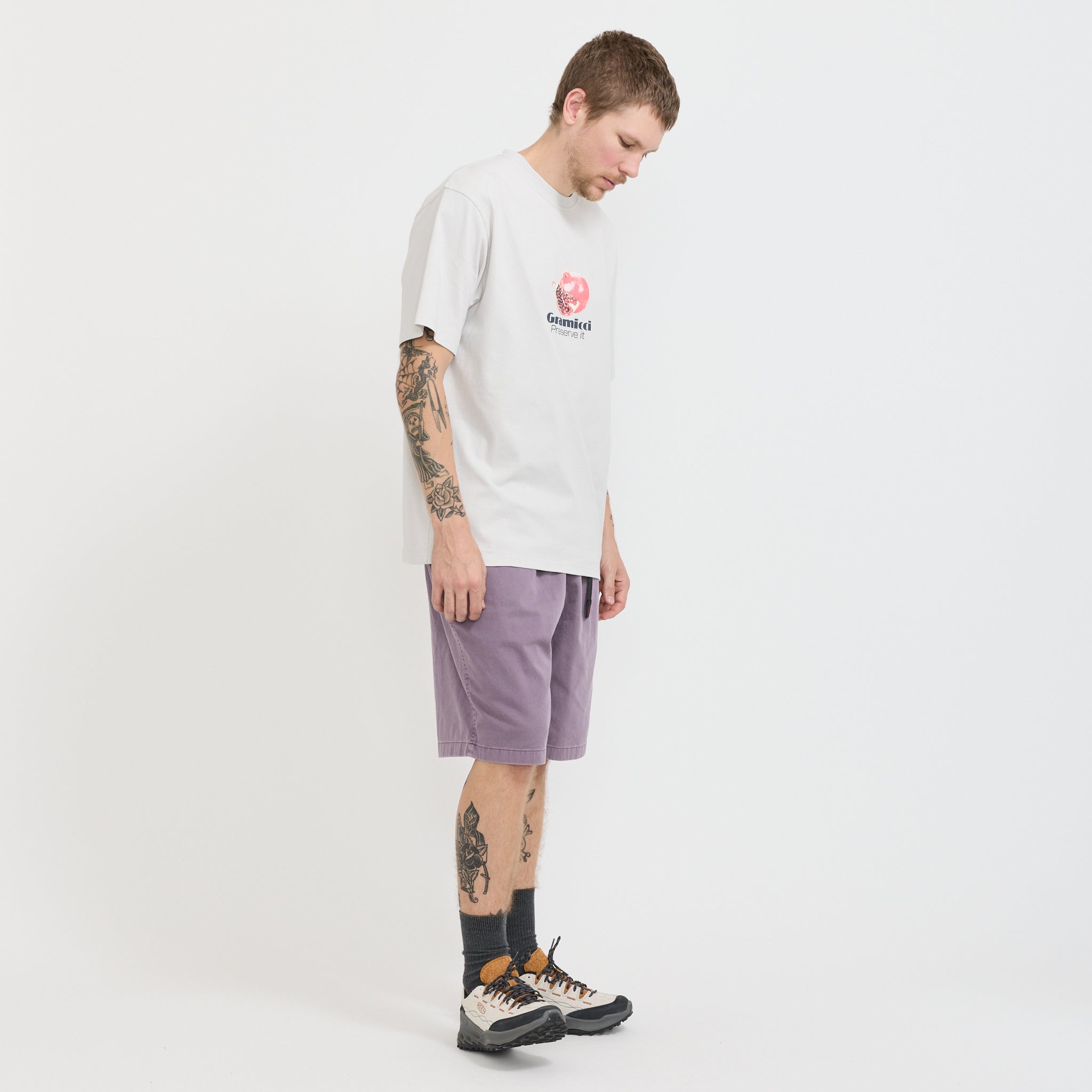 Gramicci | Natural Dyed Jam Short Purple | Maplestore