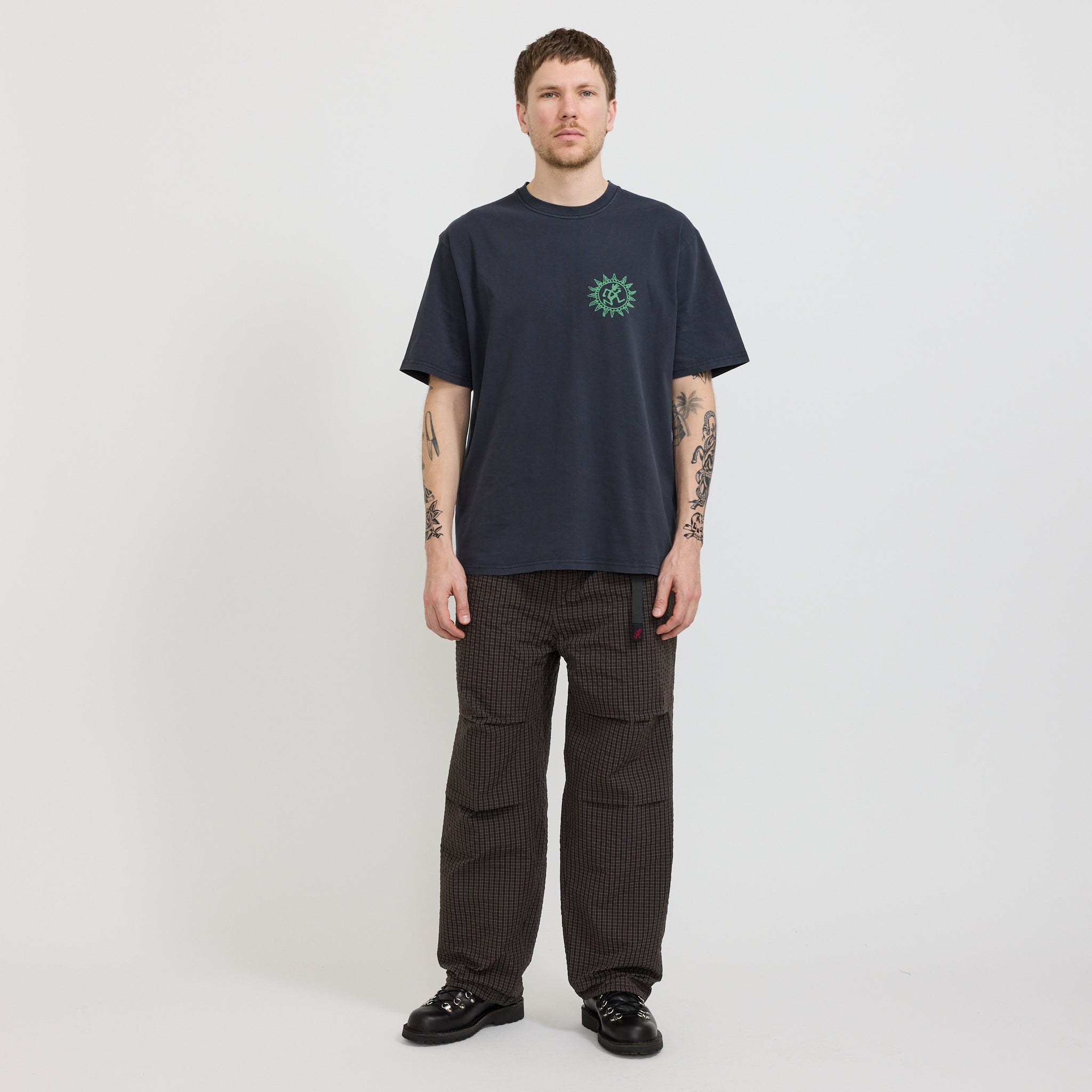 Northside Plaid Pant Deep Brown