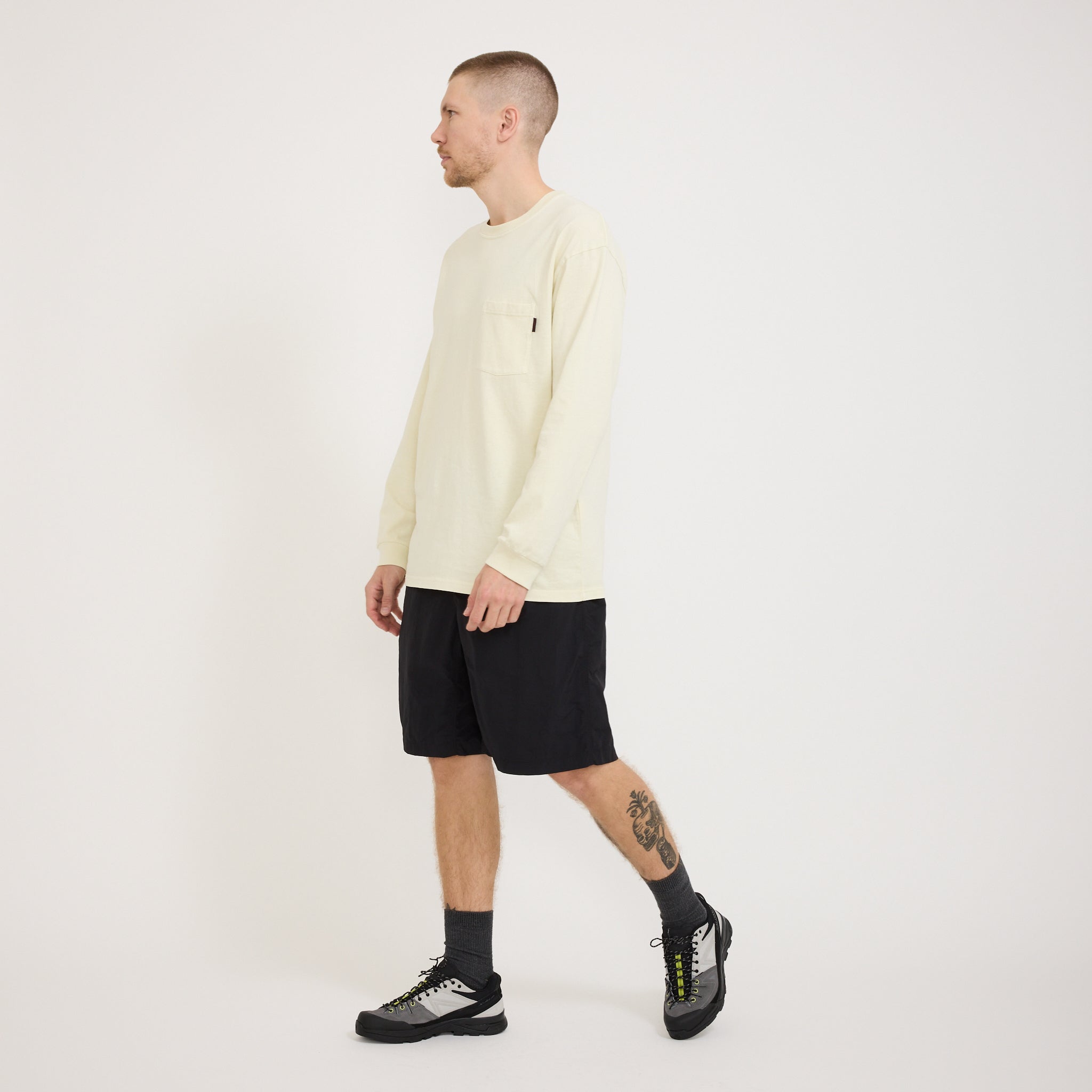 Gramicci | Nylon Loose Short Black | Maplestore