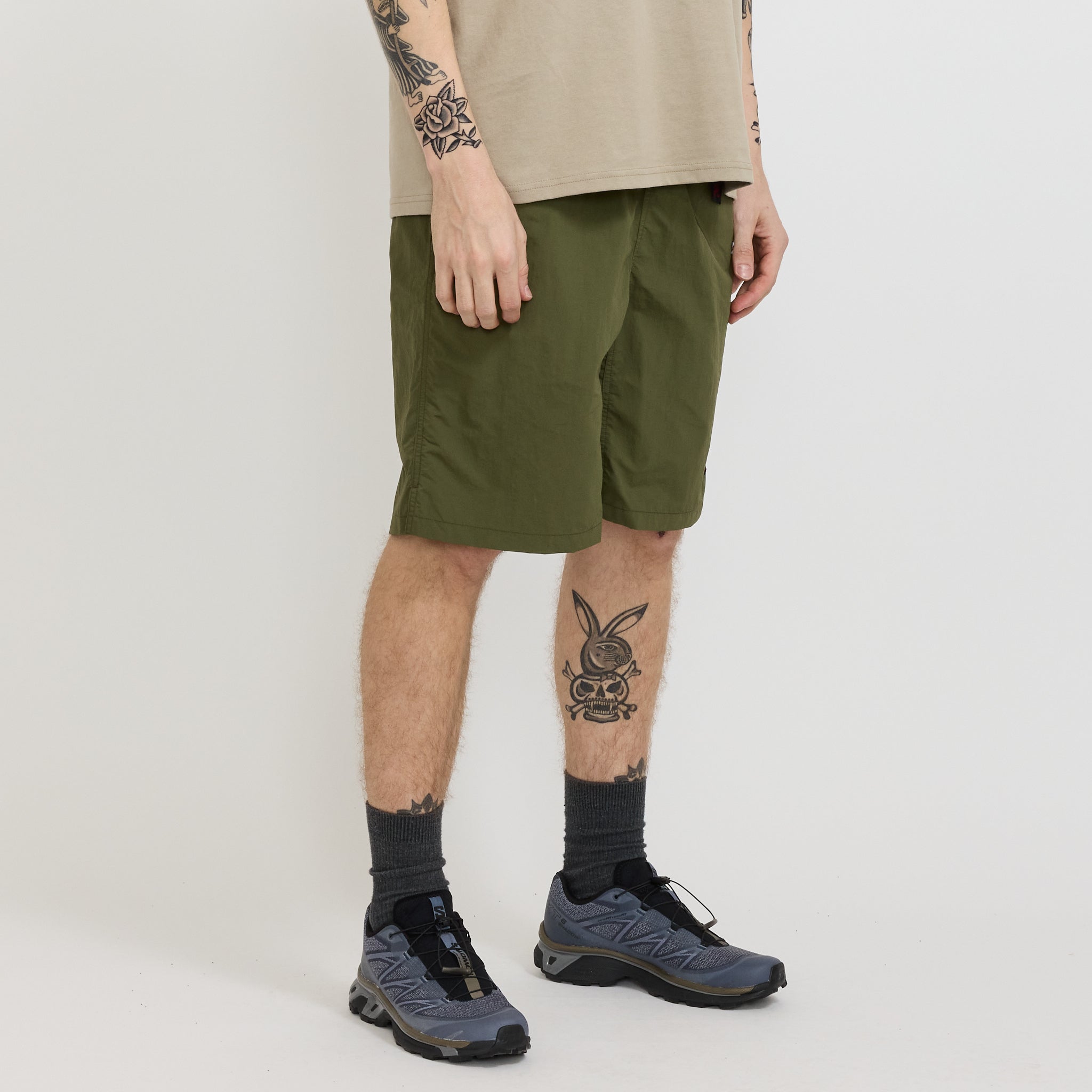 Nylon Packable G-Short Olive