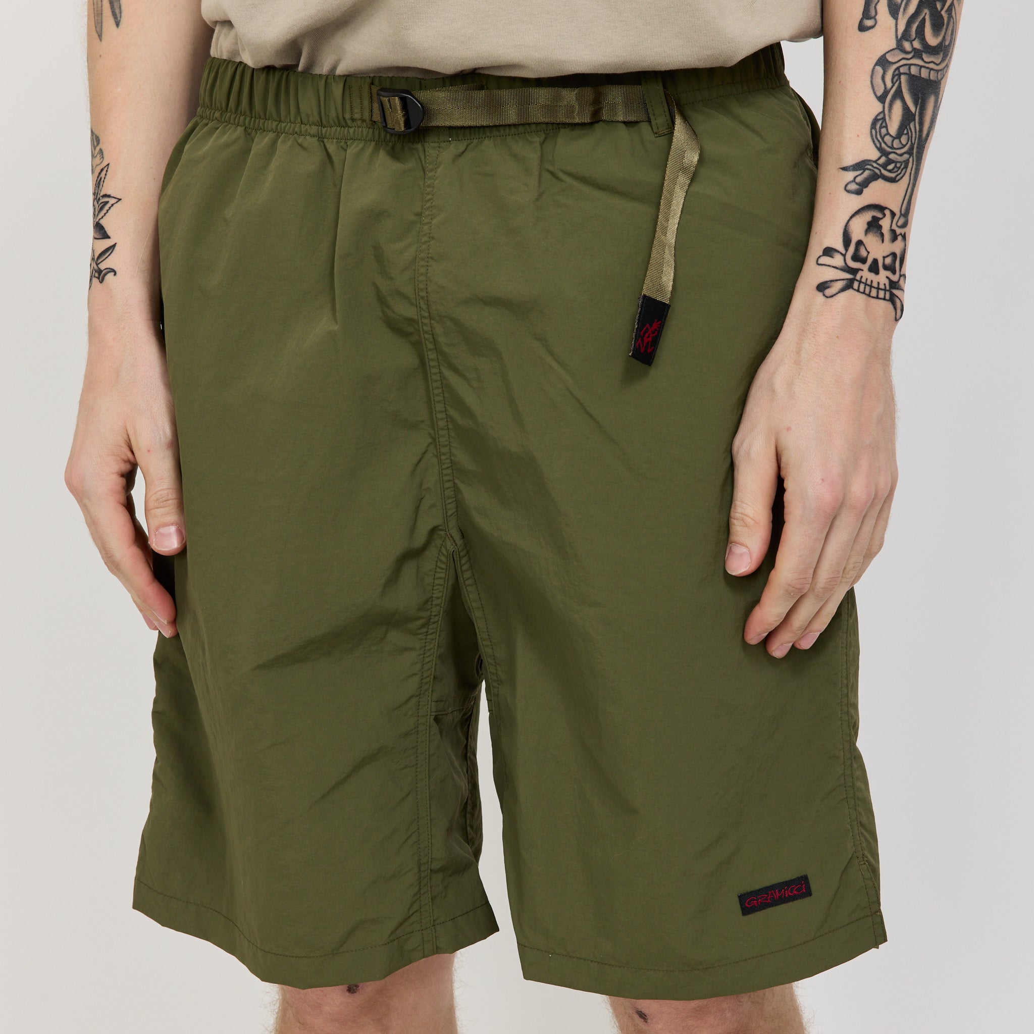 Nylon Packable G-Short Olive