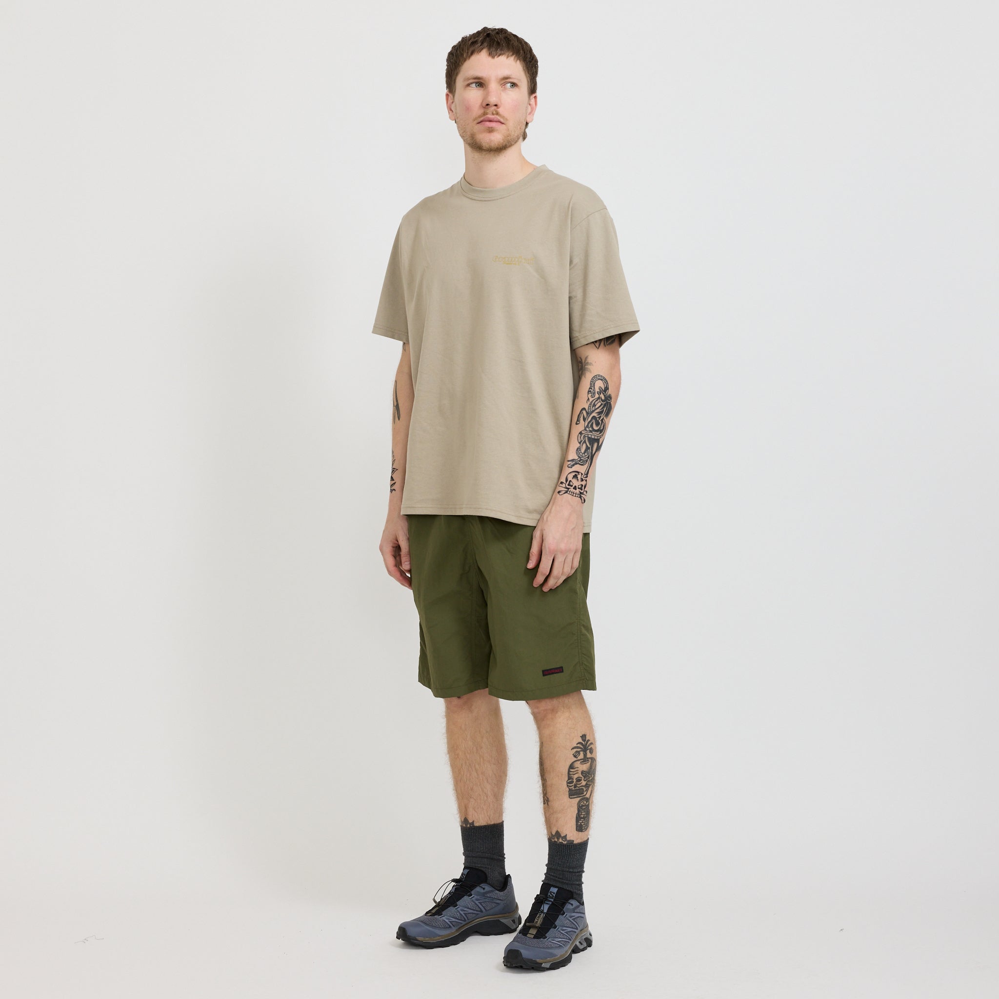 Nylon Packable G-Short Olive