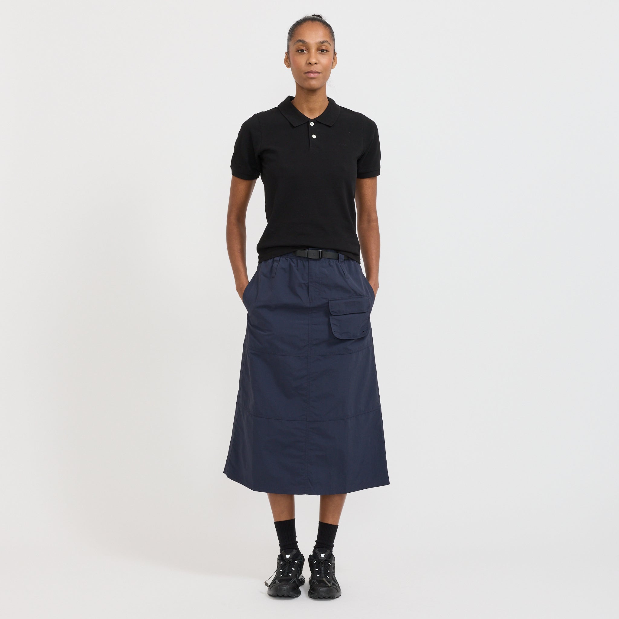 Gramicci | Nylon Utility Skirt British Navy | Maplestore