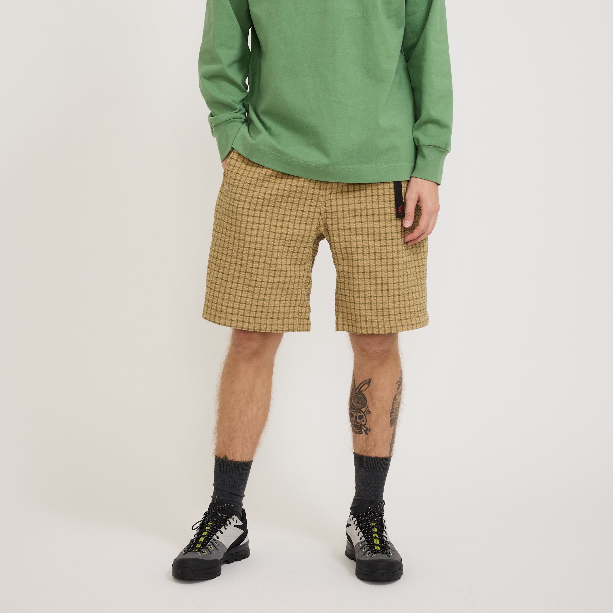 Gramicci | O.G. Seersucker G-Short Gravel | Maplestore