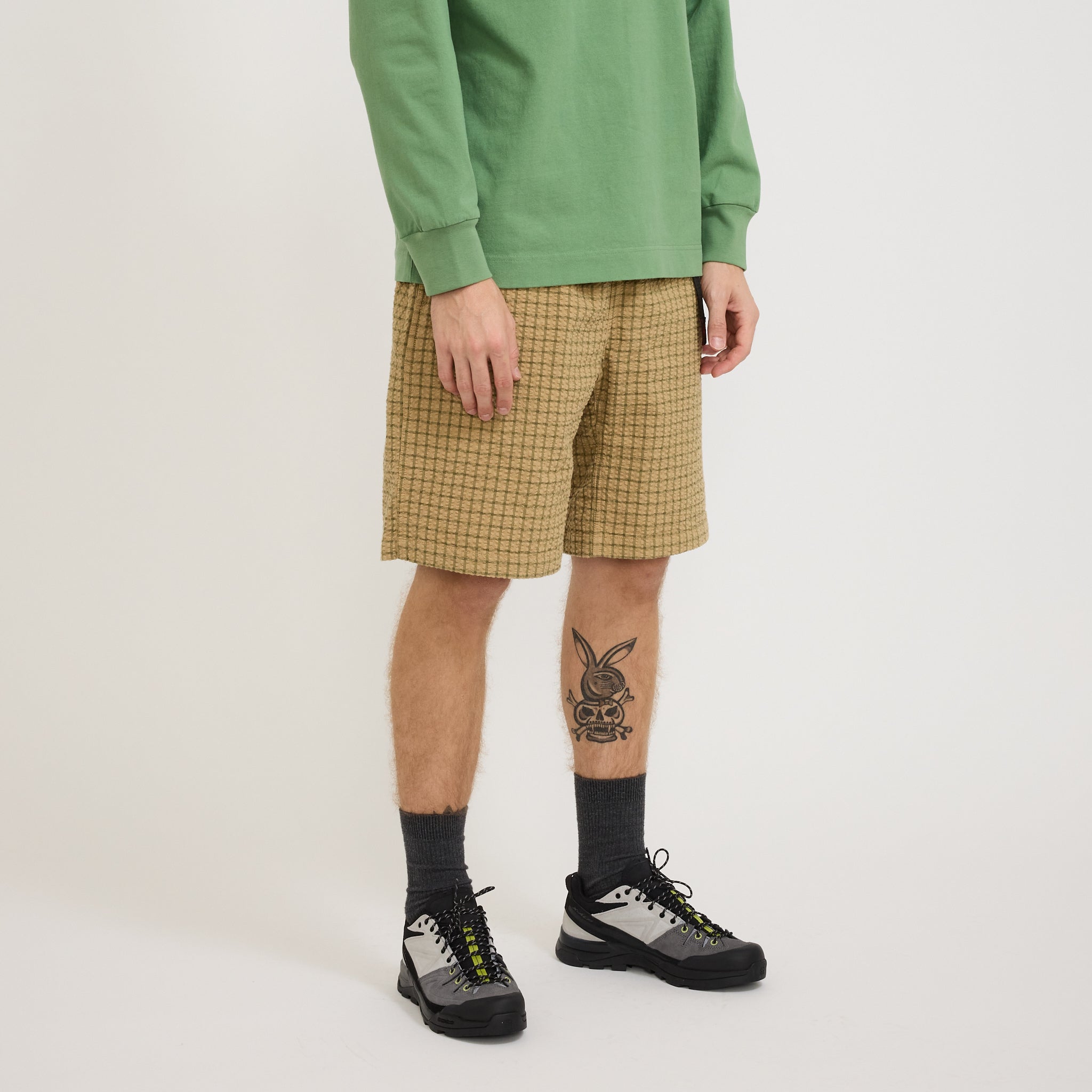 Gramicci | O.G. Seersucker G-Short Gravel | Maplestore