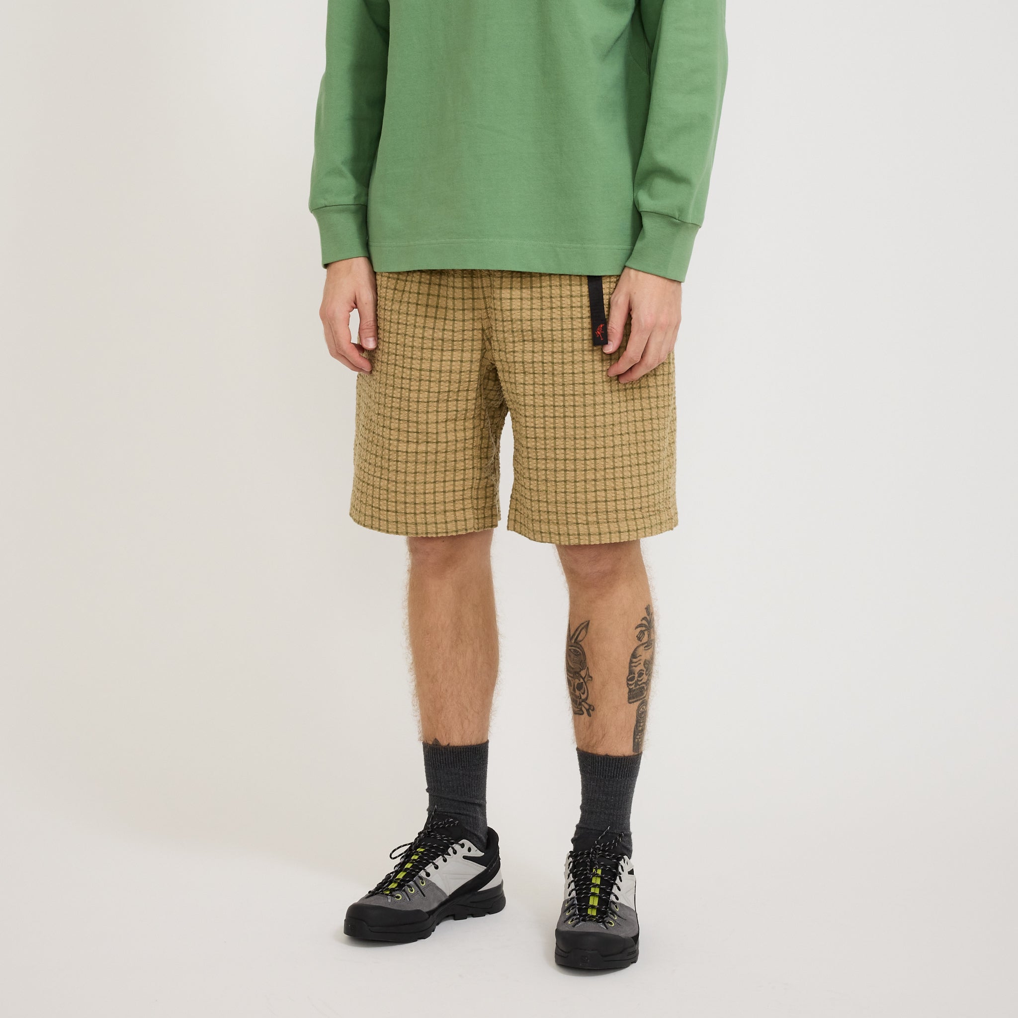 Gramicci | O.G. Seersucker G-Short Gravel | Maplestore
