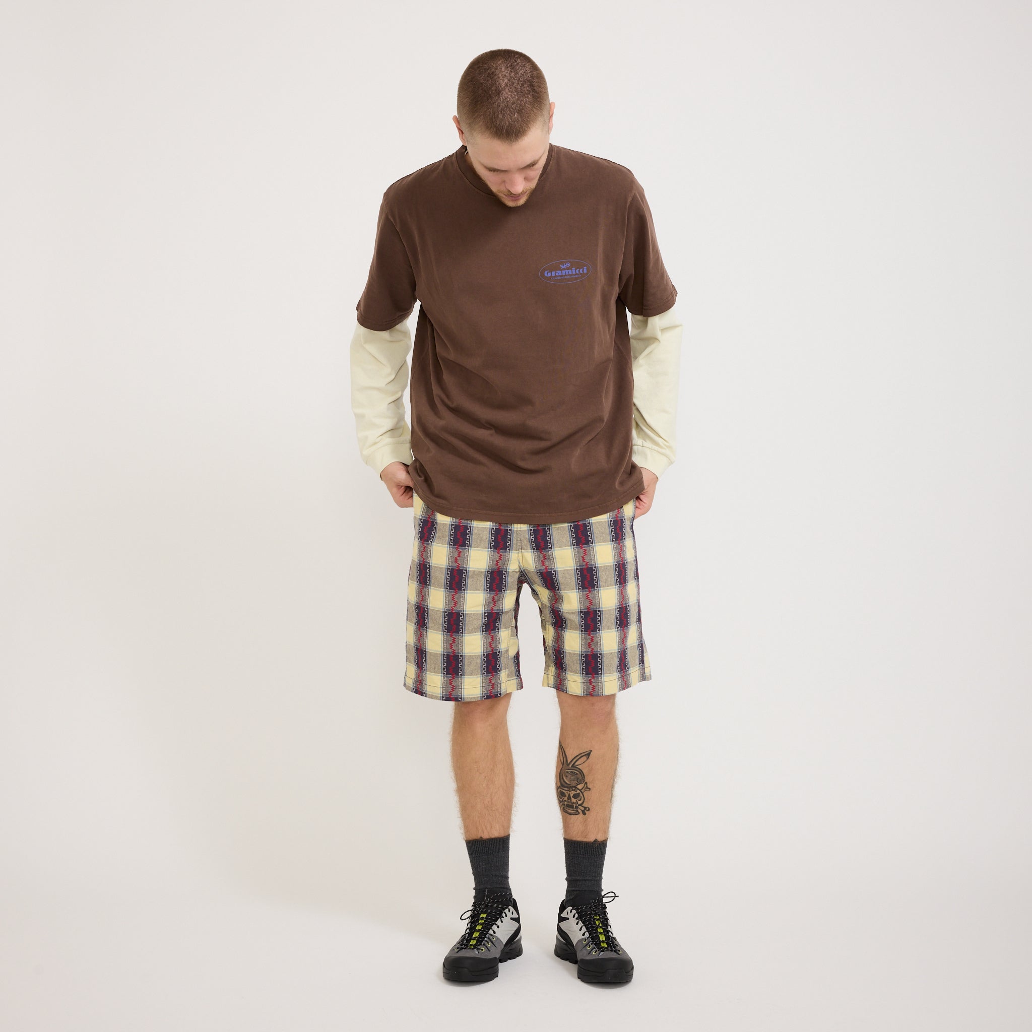 Gramicci | O.G. Tribal Check G-Short Tribal Check | Maplestore