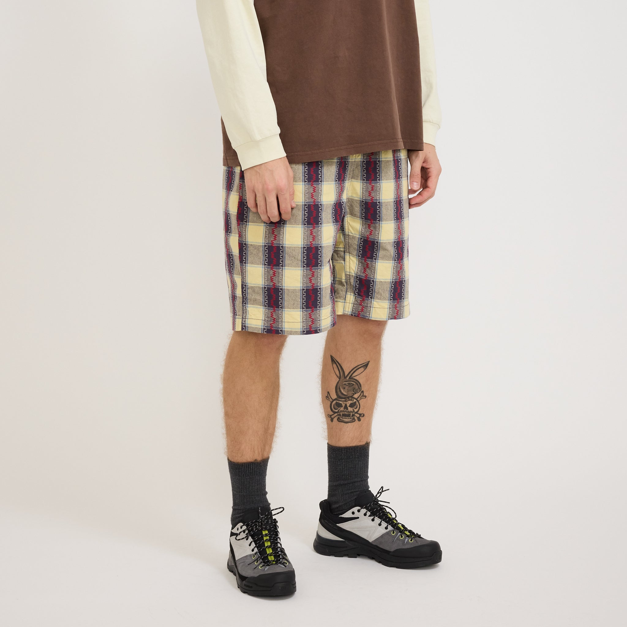 Gramicci | O.G. Tribal Check G-Short Tribal Check | Maplestore