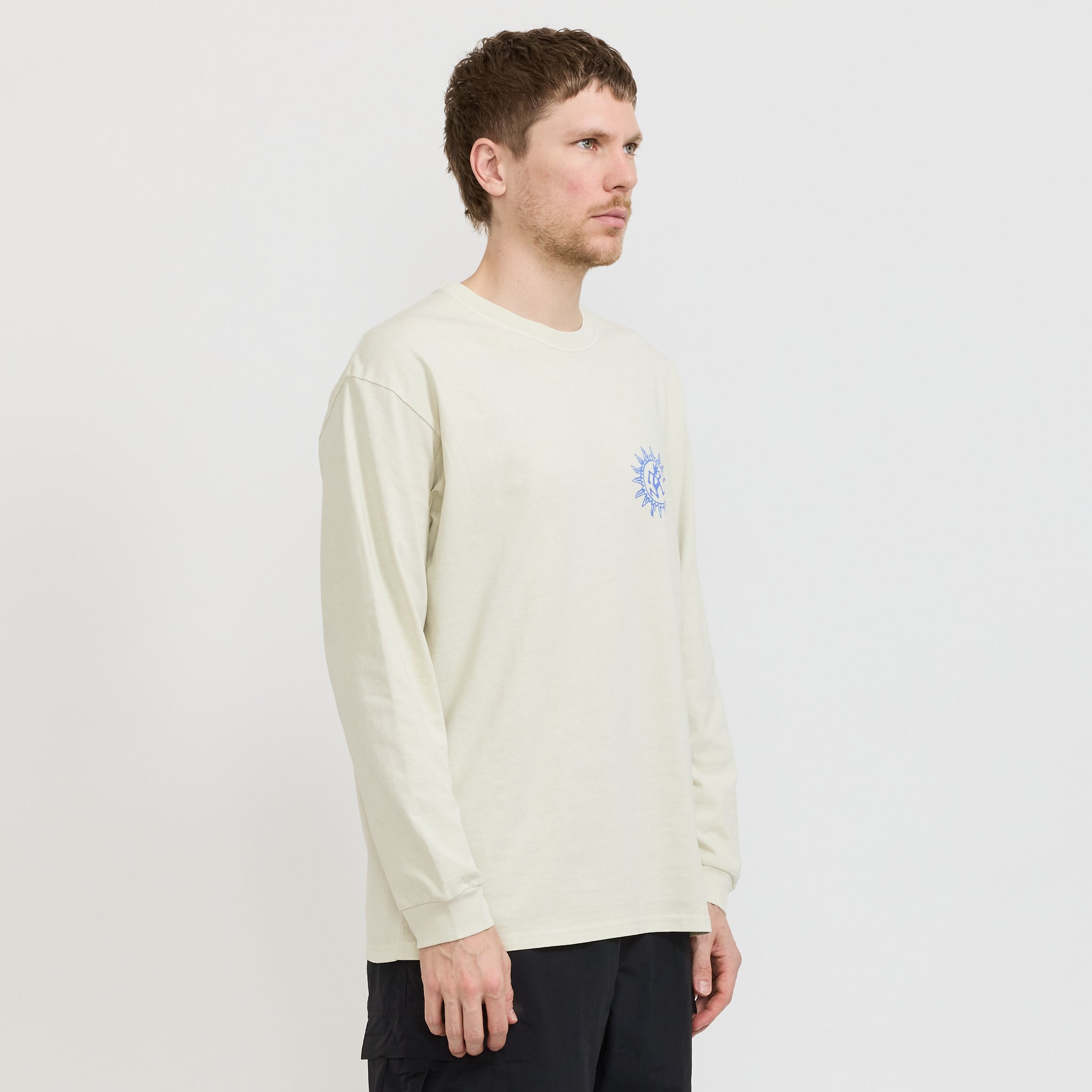 Sun L/S Tee Natural Pigment