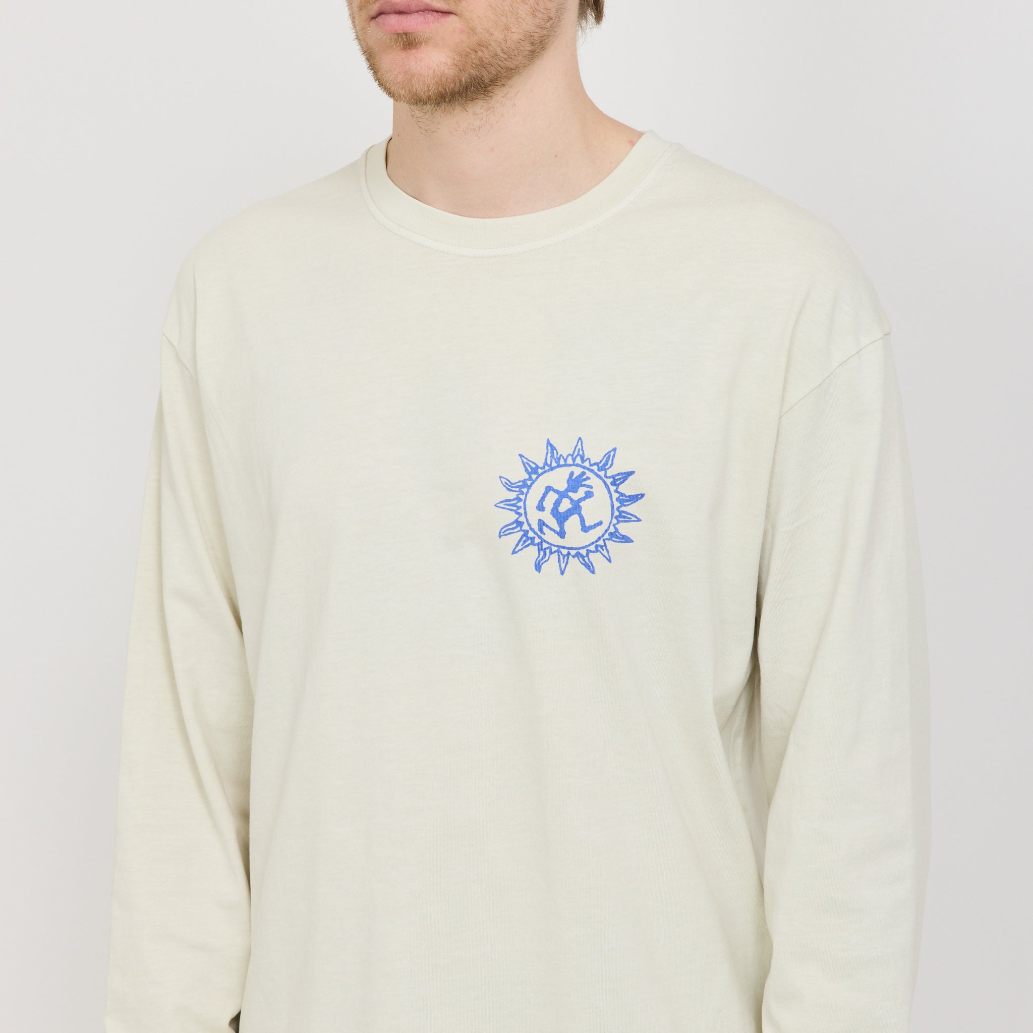 Sun L/S Tee Natural Pigment