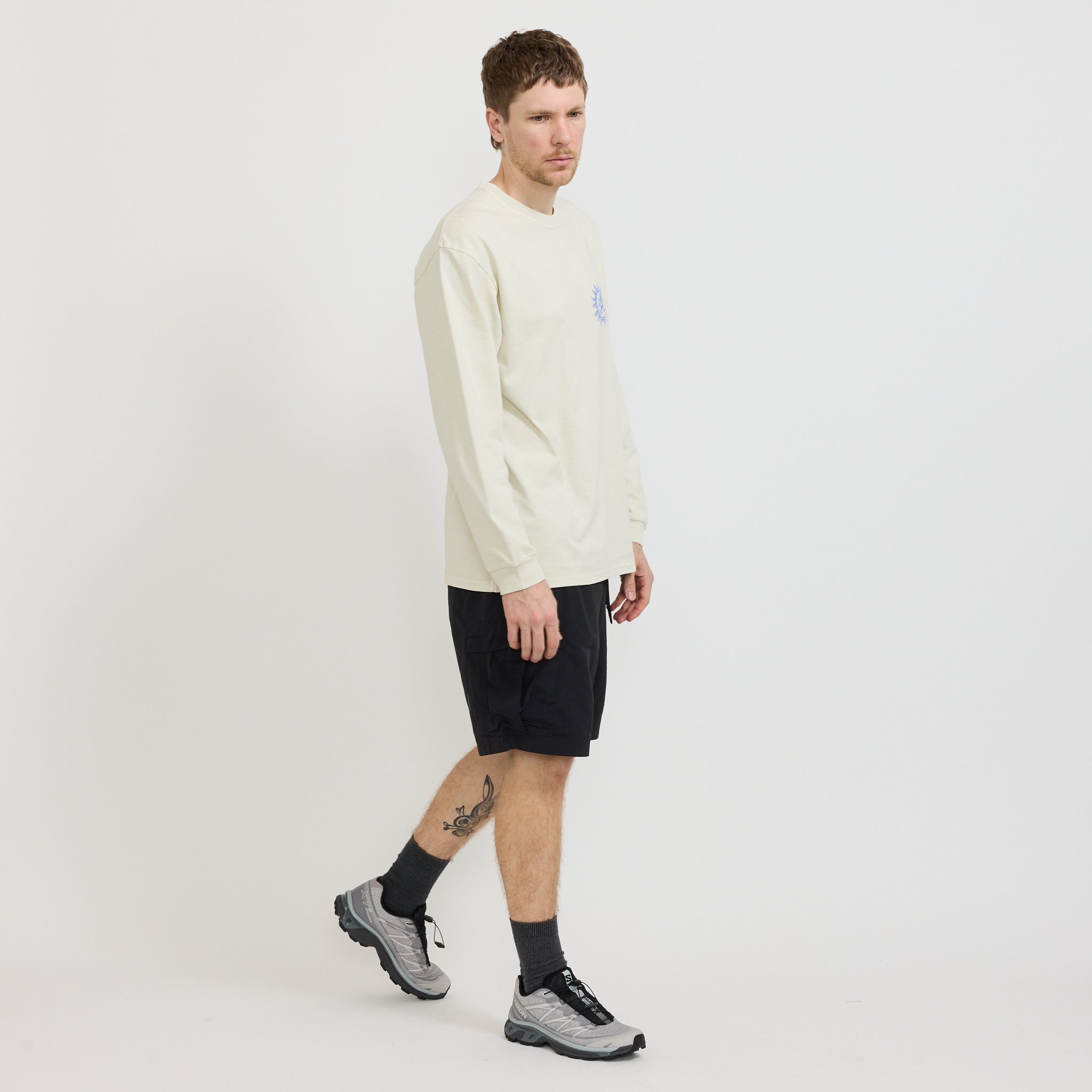 Sun L/S Tee Natural Pigment