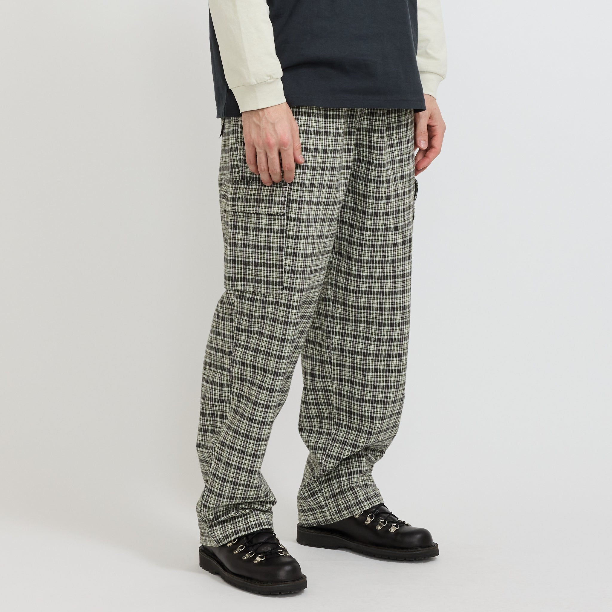 Swell Cargo Pant Checkered Plaid