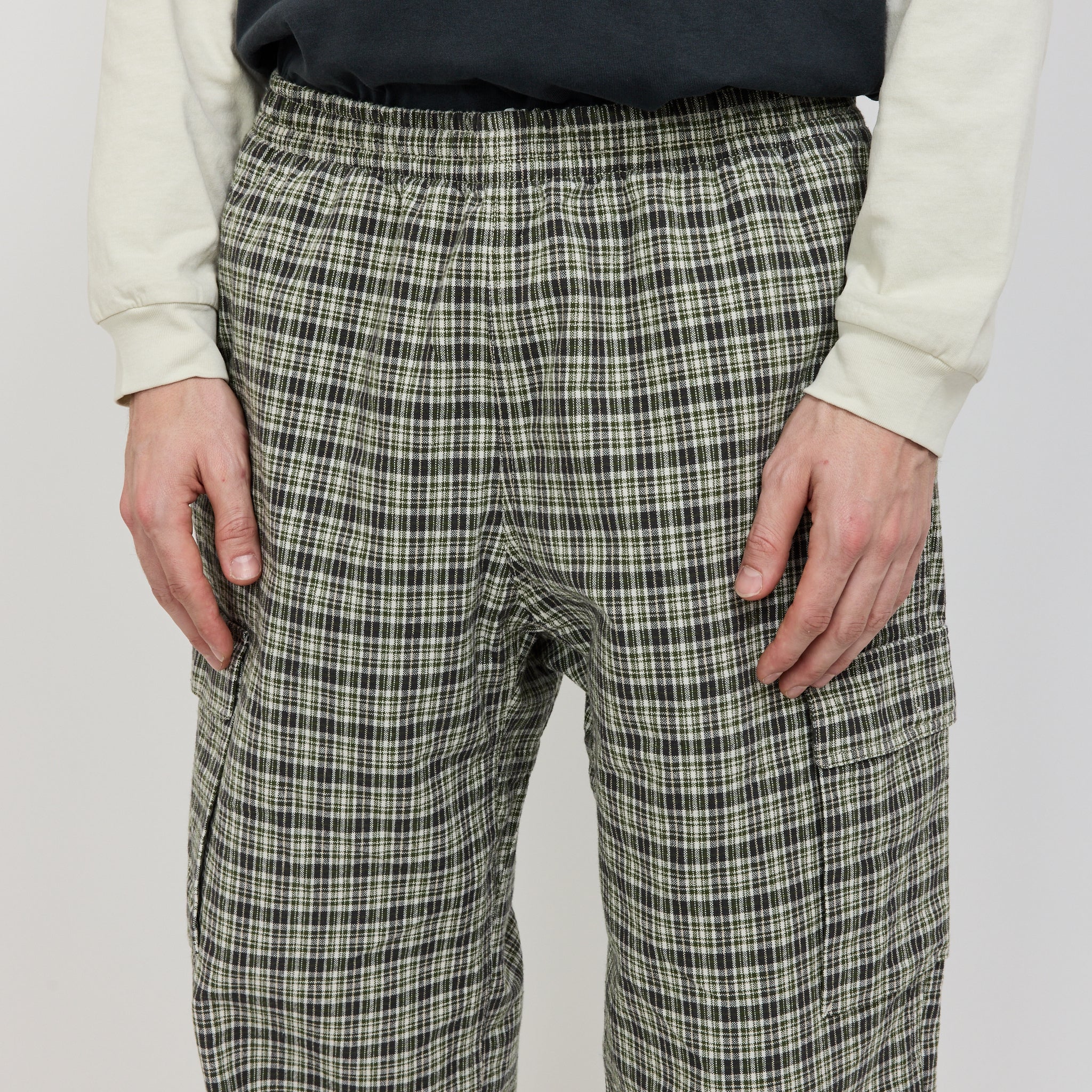 Swell Cargo Pant Checkered Plaid