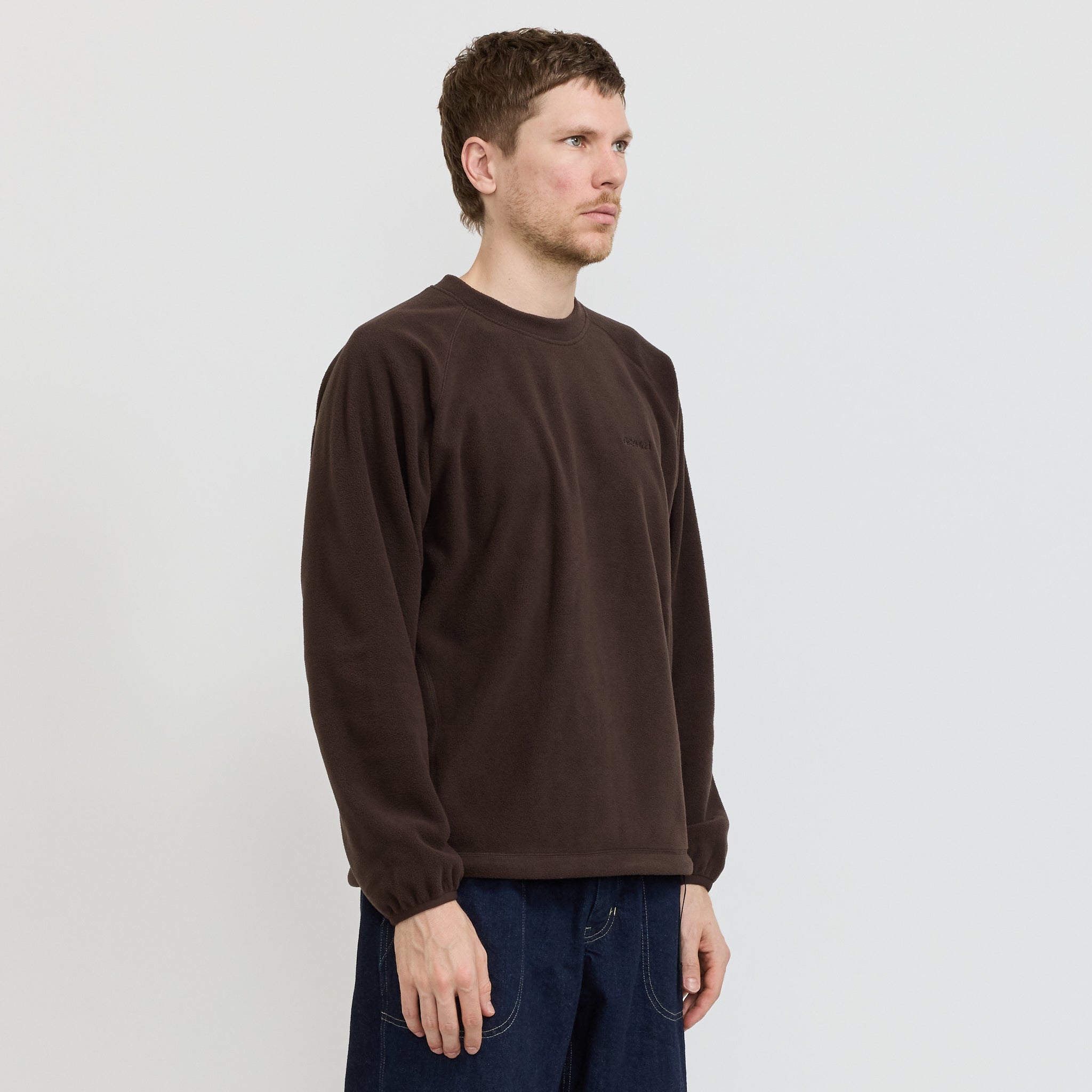 Thermal Fleece Crew Tobacco