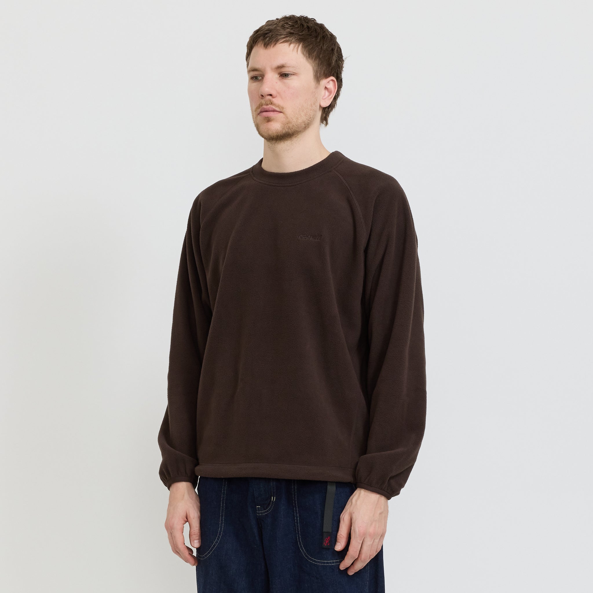 Thermal Fleece Crew Tobacco