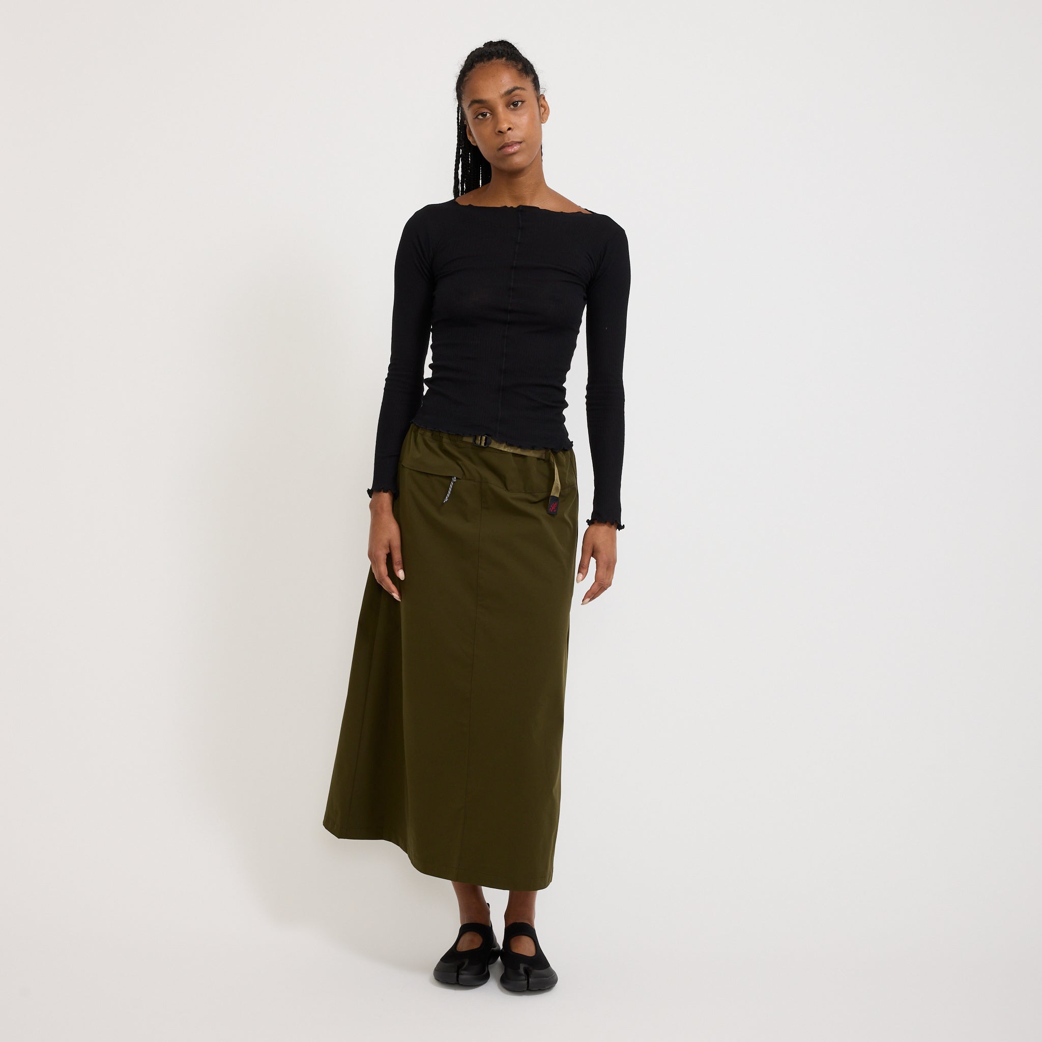 Trekking Long Skirt Deep Olive