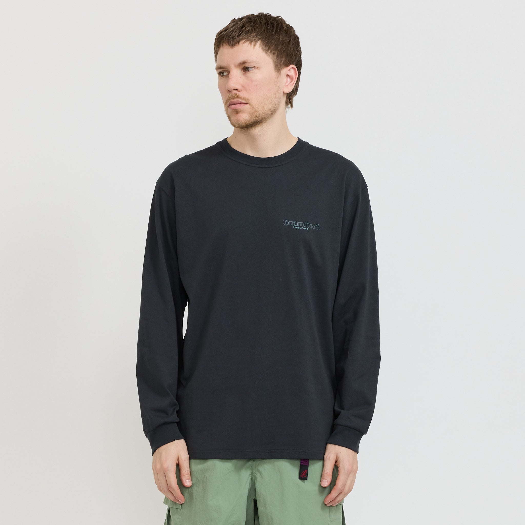 Trouttail L/S Tee Vintage Black