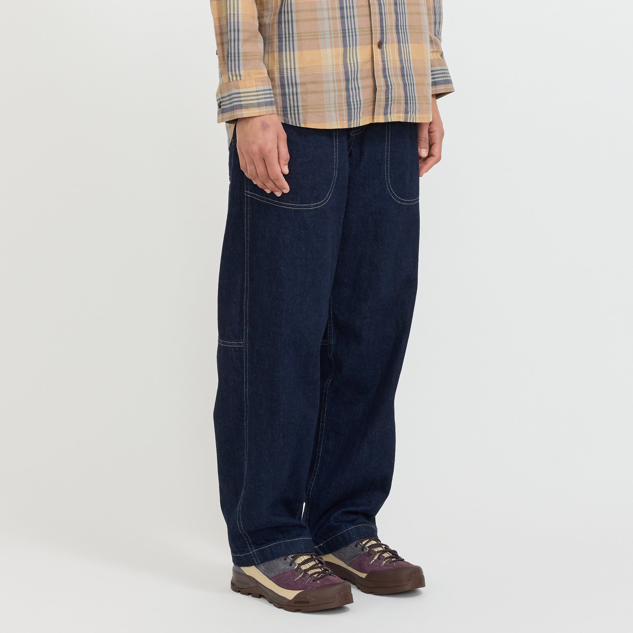 Womens Japanese Slub Denim Pant Indigo