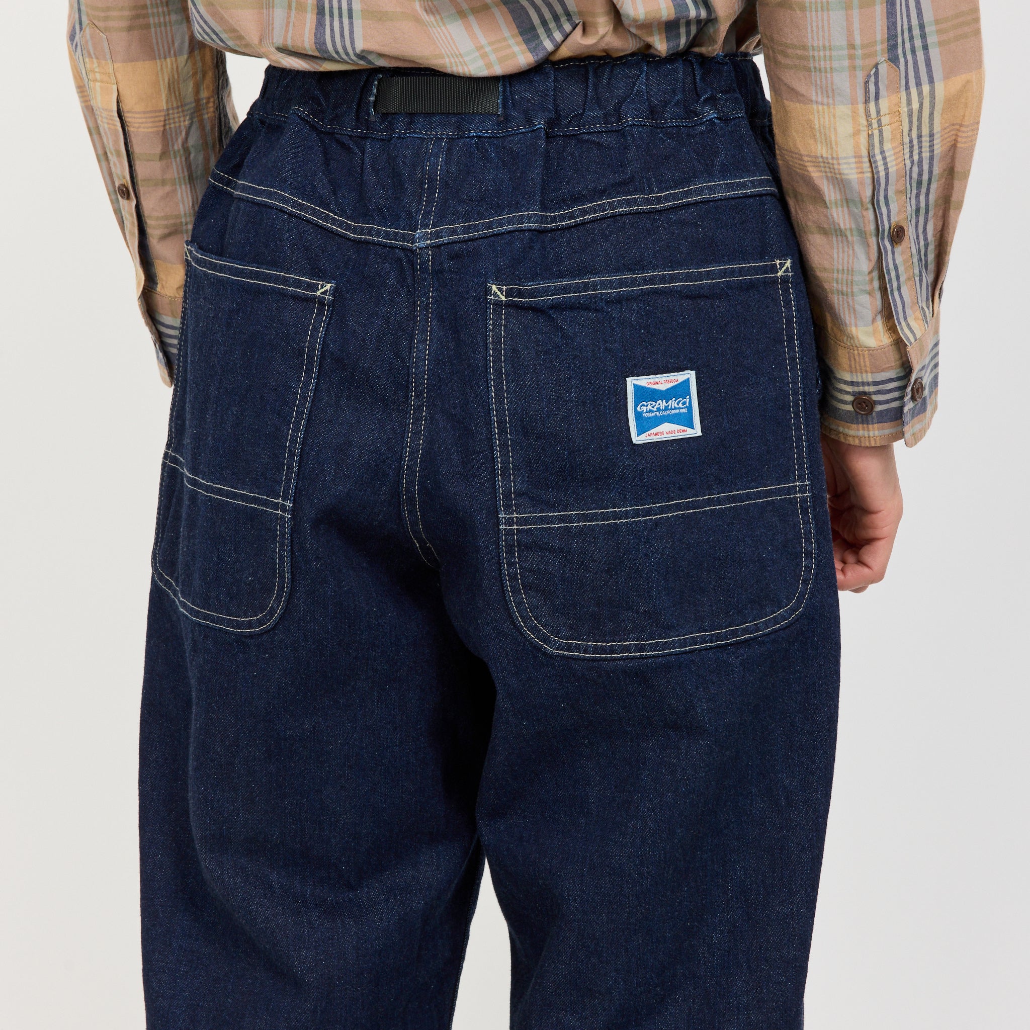 Womens Japanese Slub Denim Pant Indigo