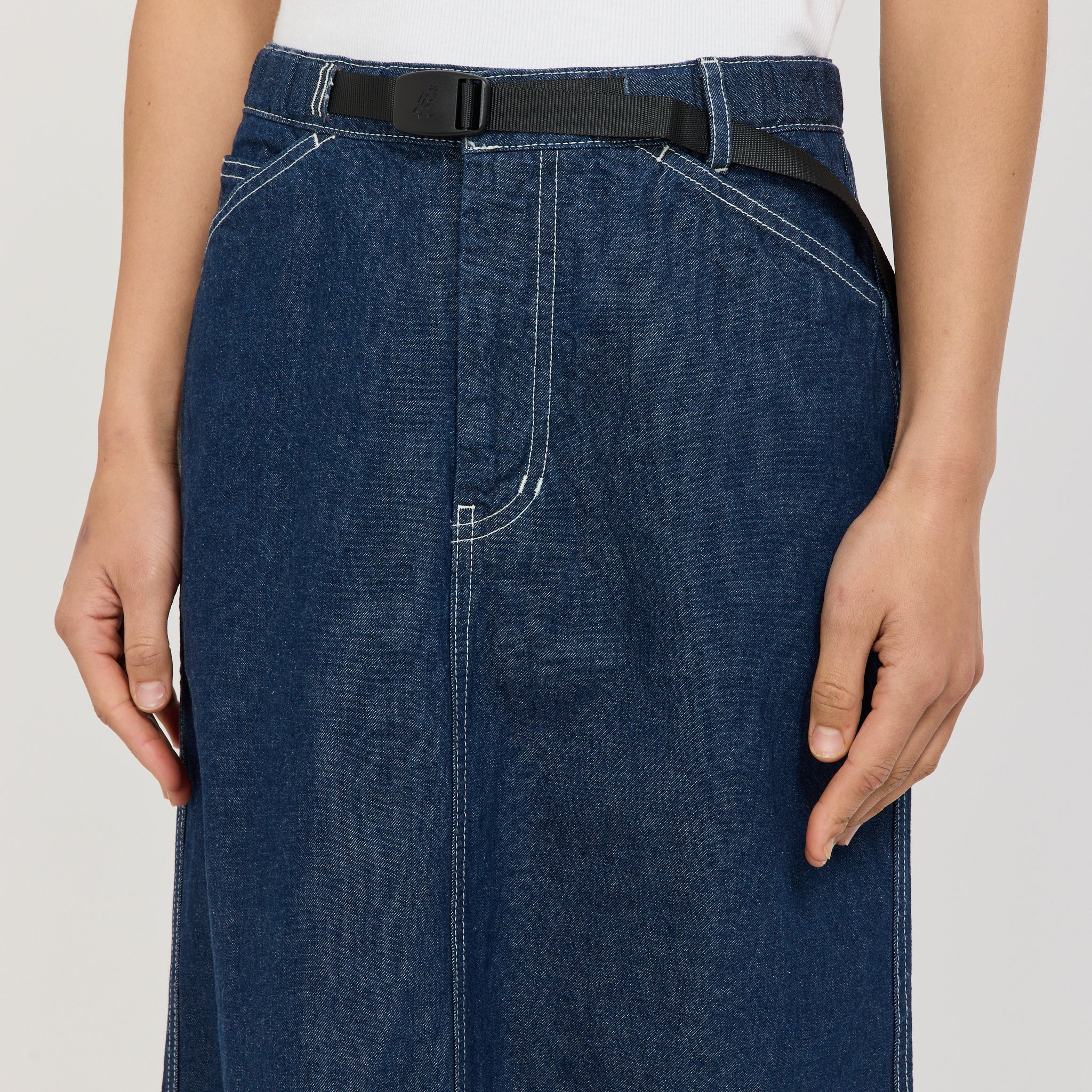 Sutter Denim Skirt Rinsed Indigo