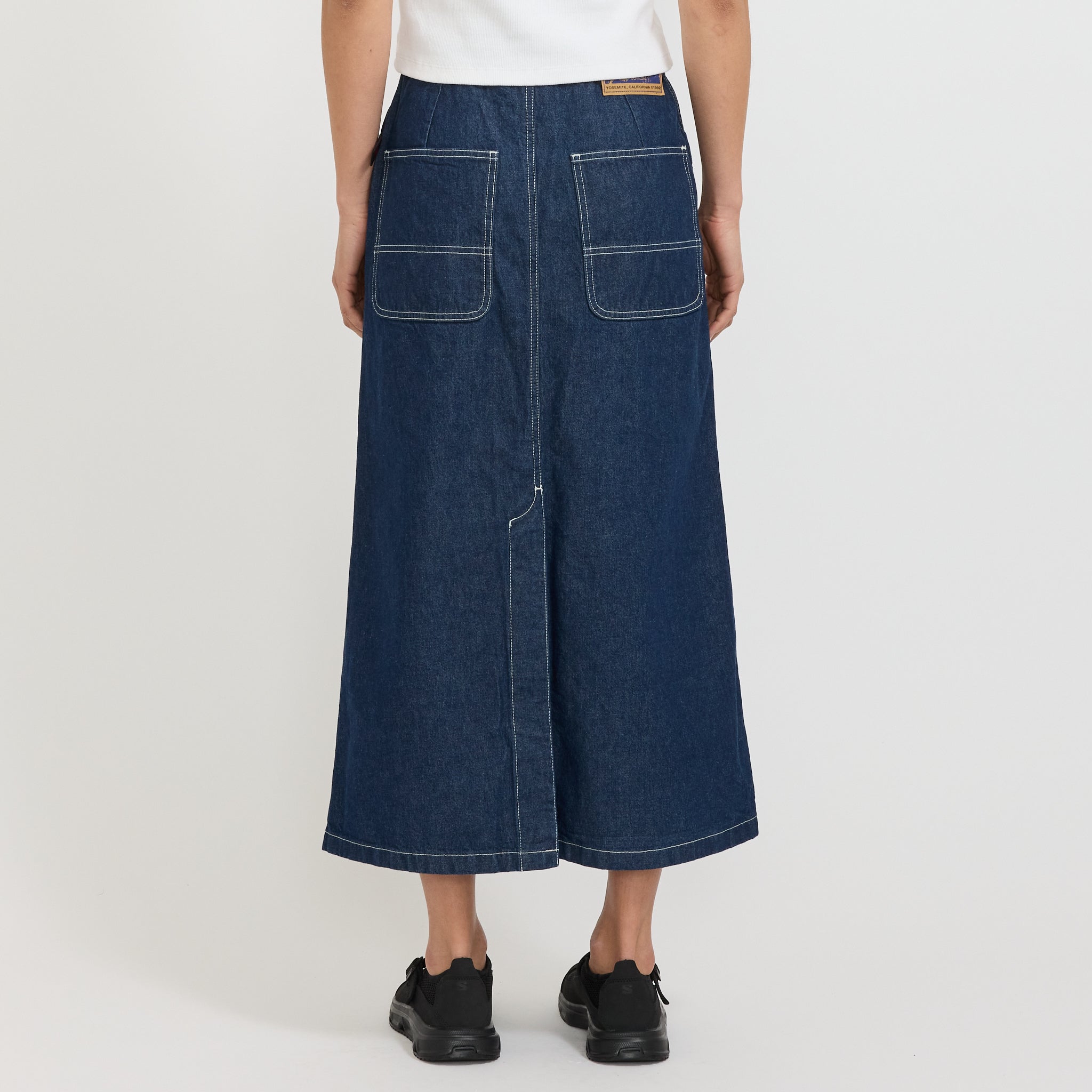 Sutter Denim Skirt Rinsed Indigo