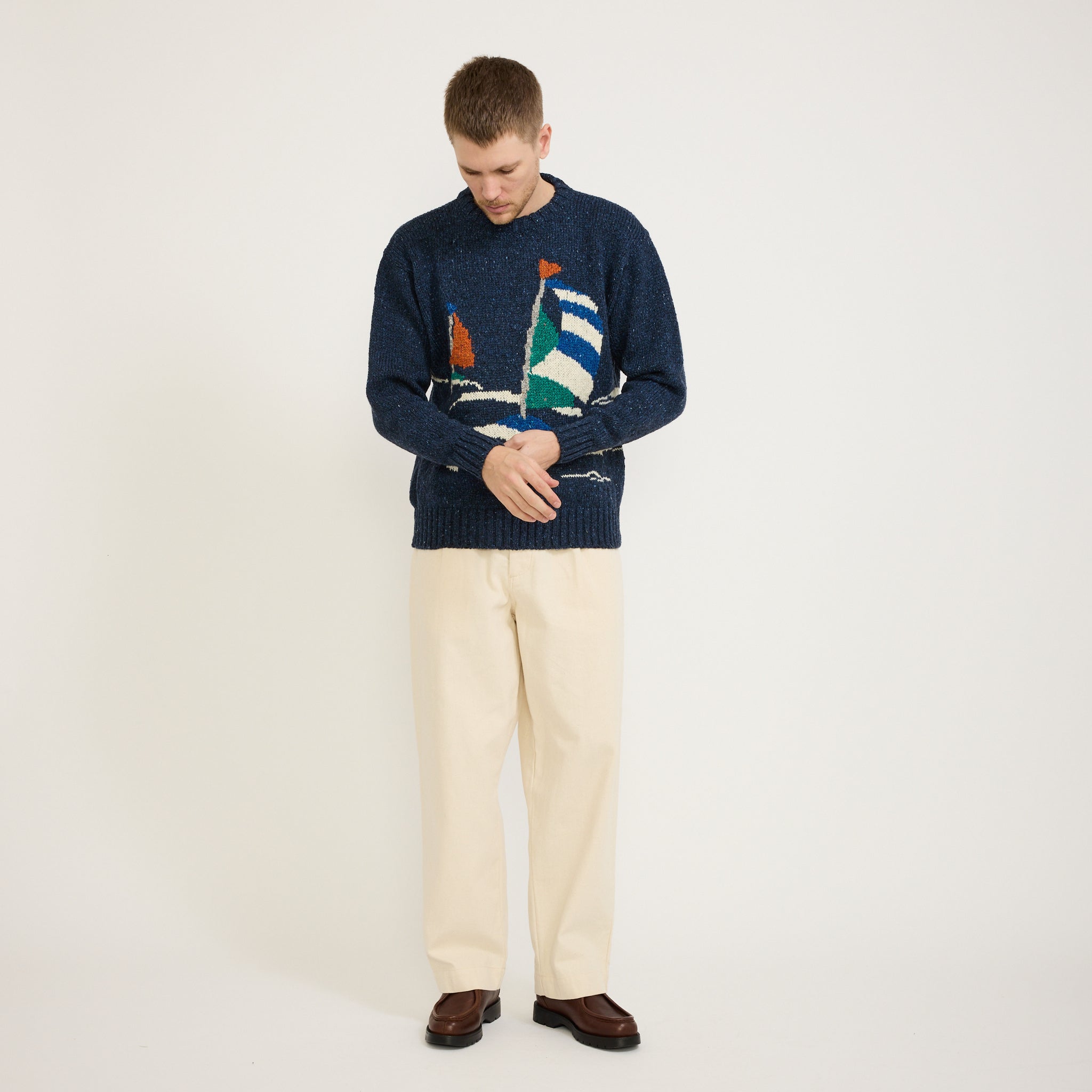 Howlin | Boat Tripping Pullover Blue | Maplestore