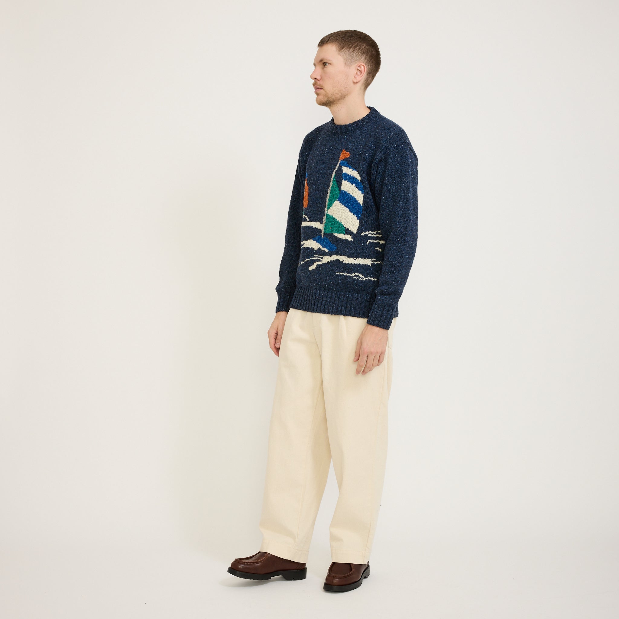 Howlin | Boat Tripping Pullover Blue | Maplestore