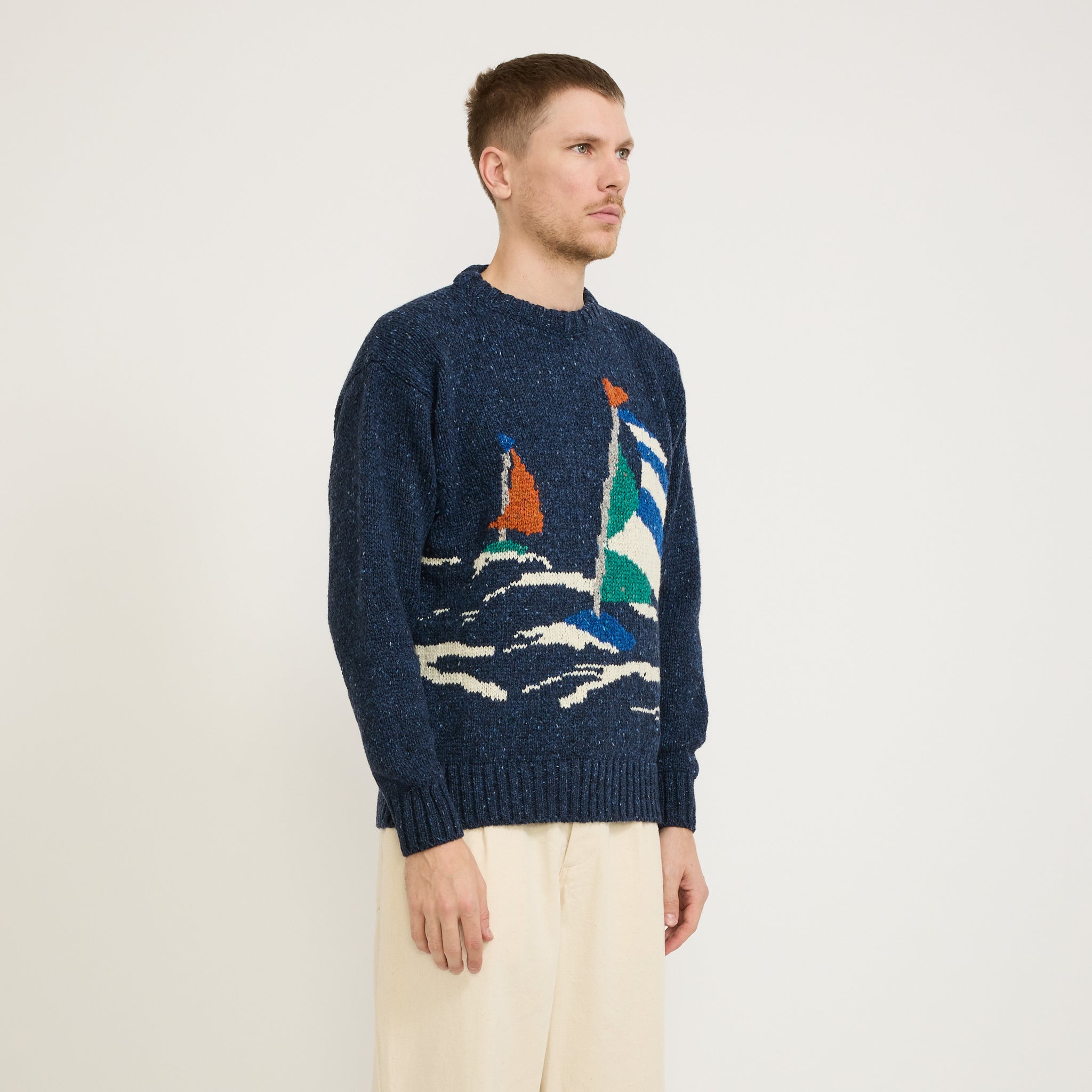 Howlin | Boat Tripping Pullover Blue | Maplestore