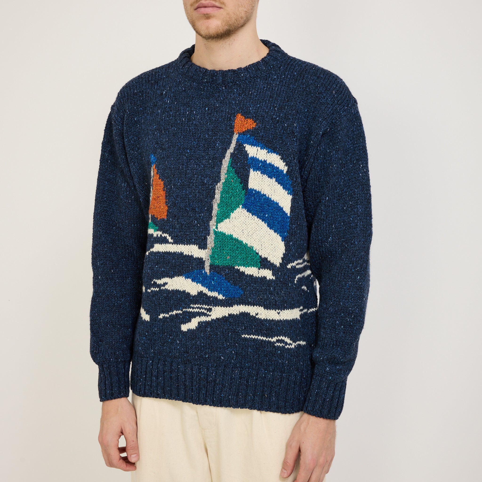 Howlin | Boat Tripping Pullover Blue | Maplestore