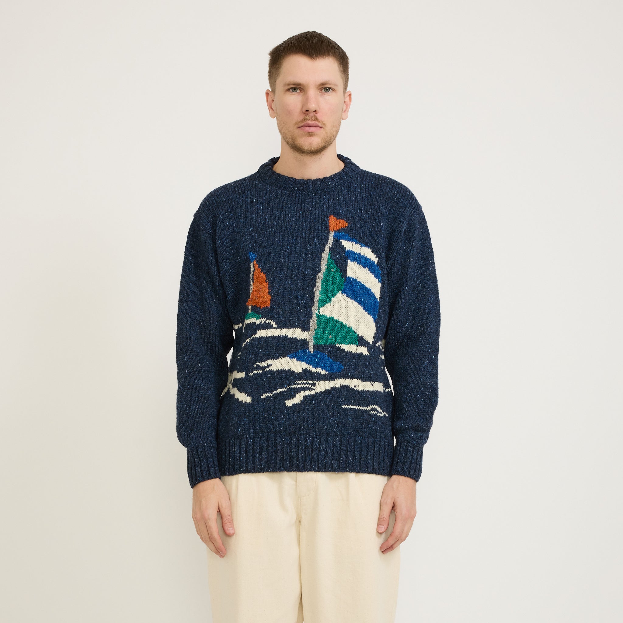 Howlin | Boat Tripping Pullover Blue | Maplestore