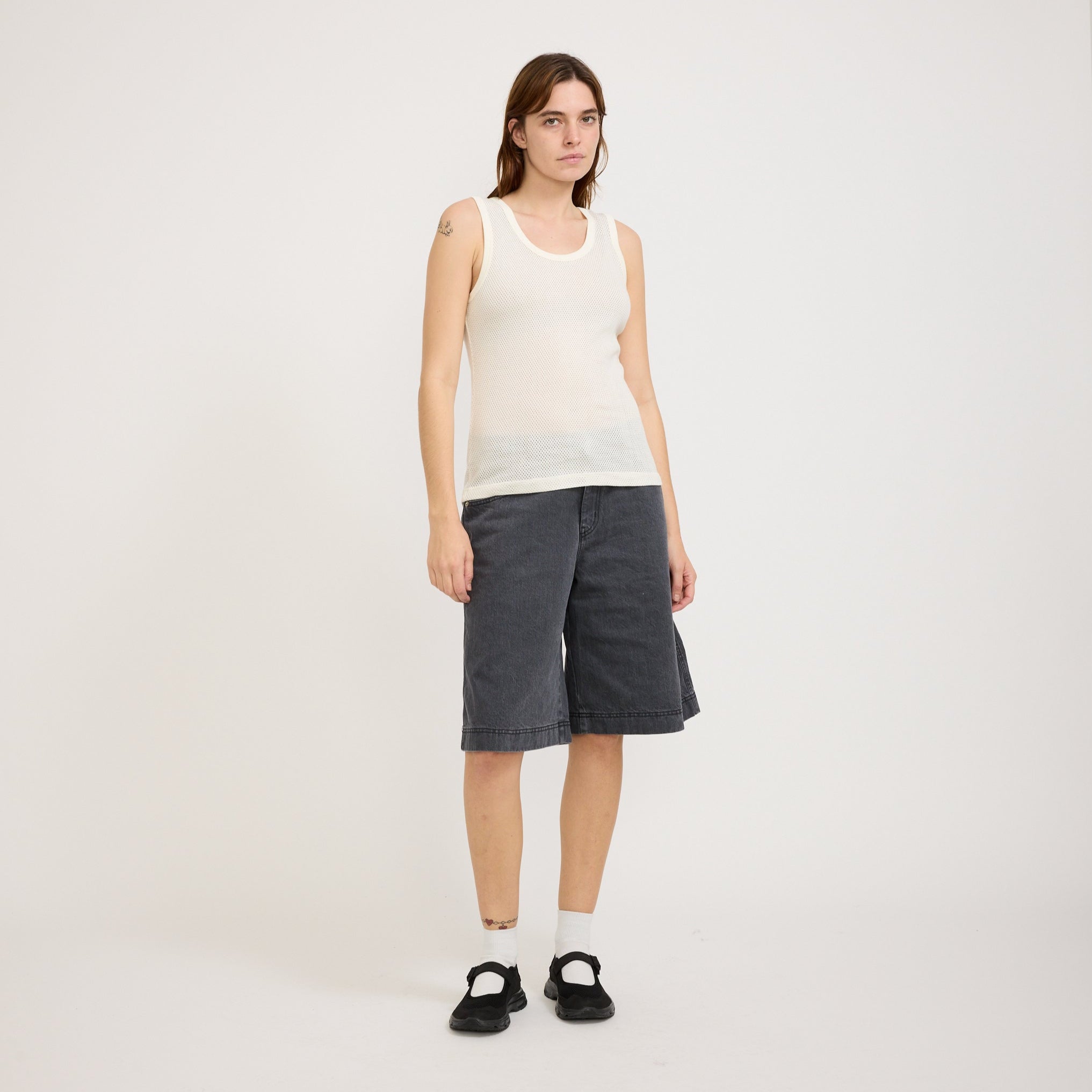 Howlin | Close To The End Mesh T-Shirt Ecru | Maplestore