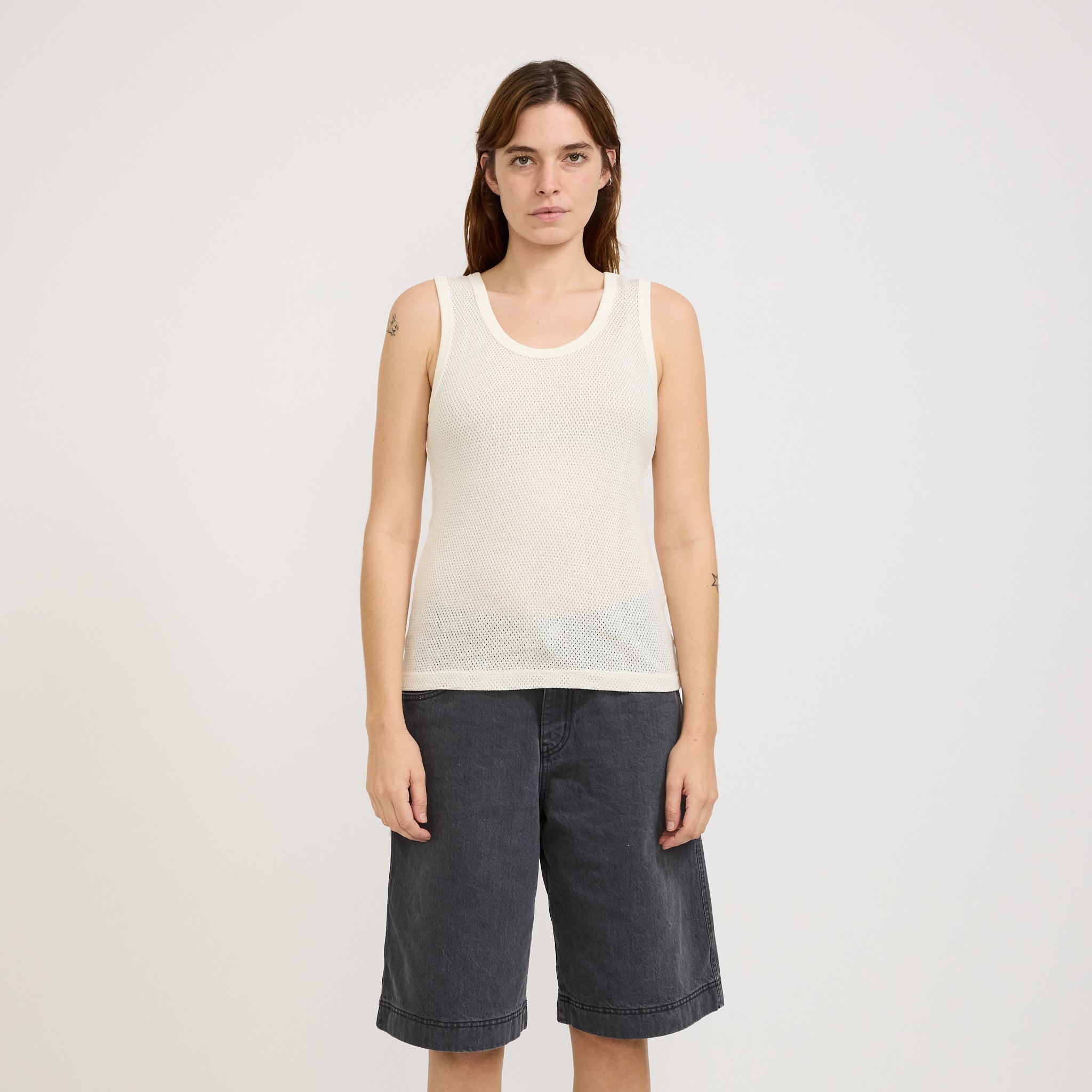 Howlin | Close To The End Mesh T-Shirt Ecru | Maplestore