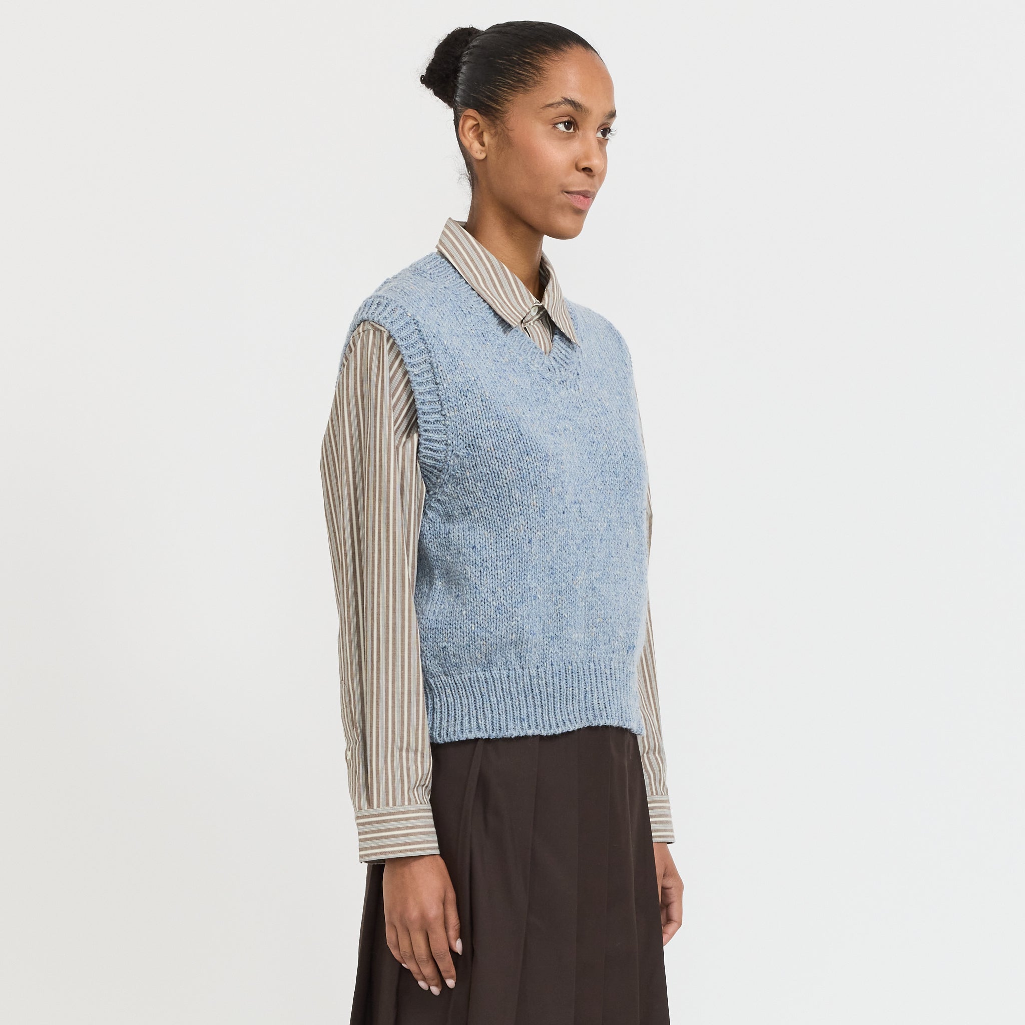 Lost My Sleeves Sweater Sky