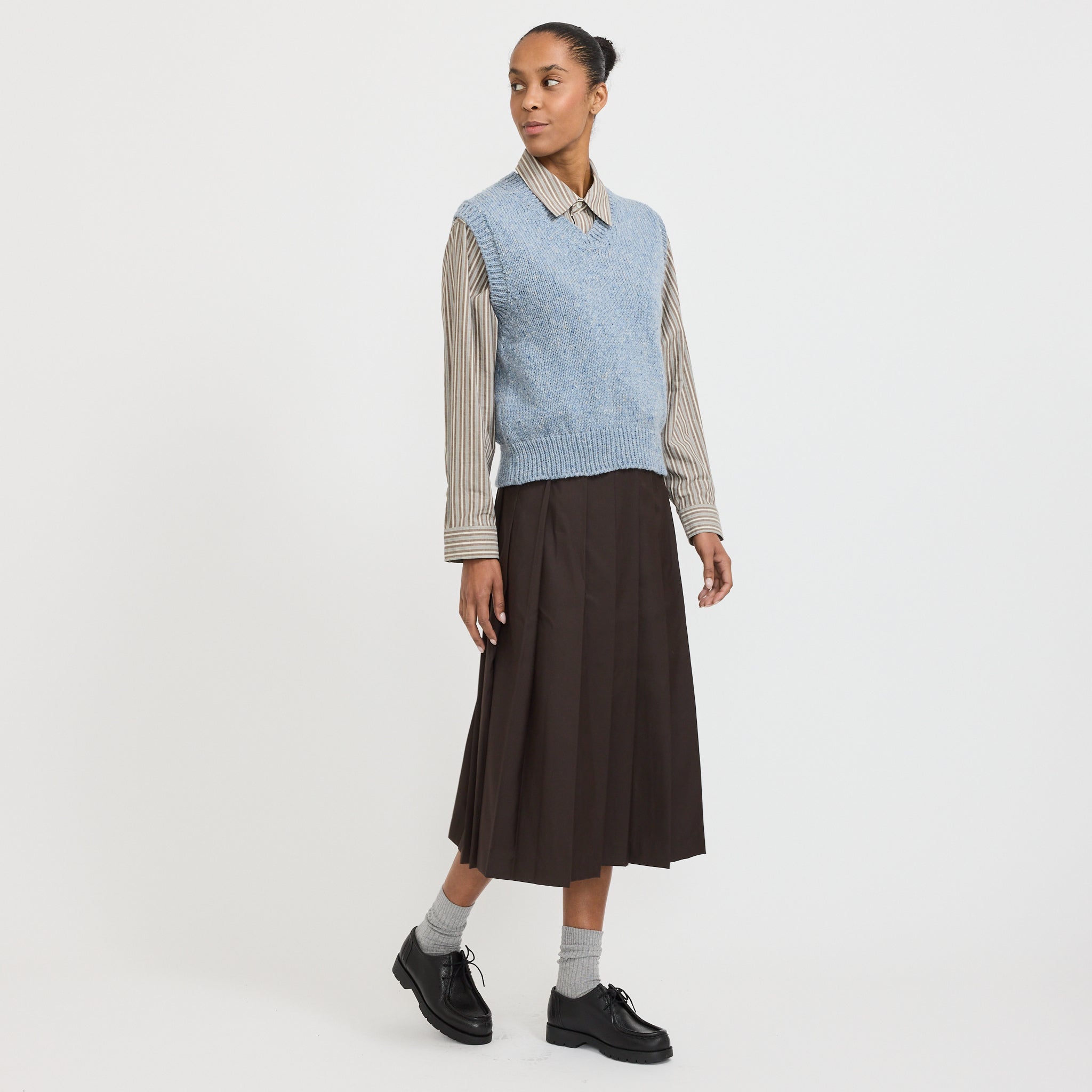 Lost My Sleeves Sweater Sky